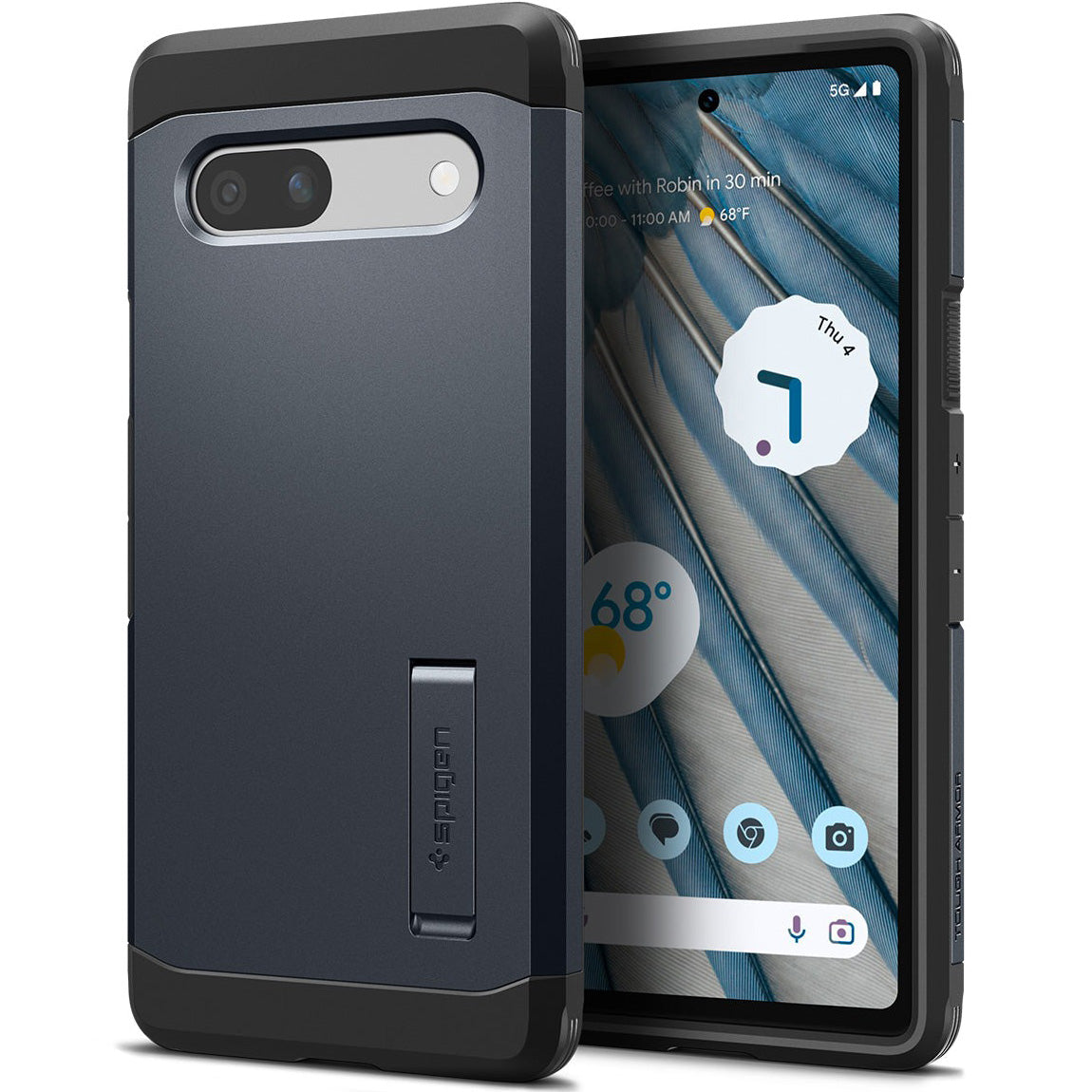 Schutzhülle Spigen Tough Armor für Pixel 7A, Graphitgrau