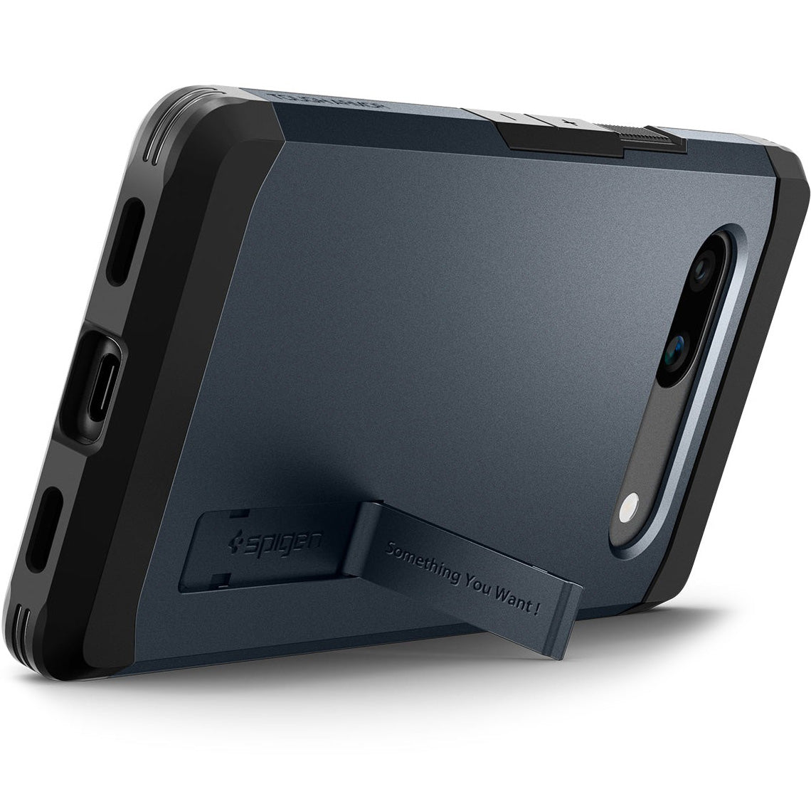 Schutzhülle Spigen Tough Armor für Pixel 7A, Graphitgrau