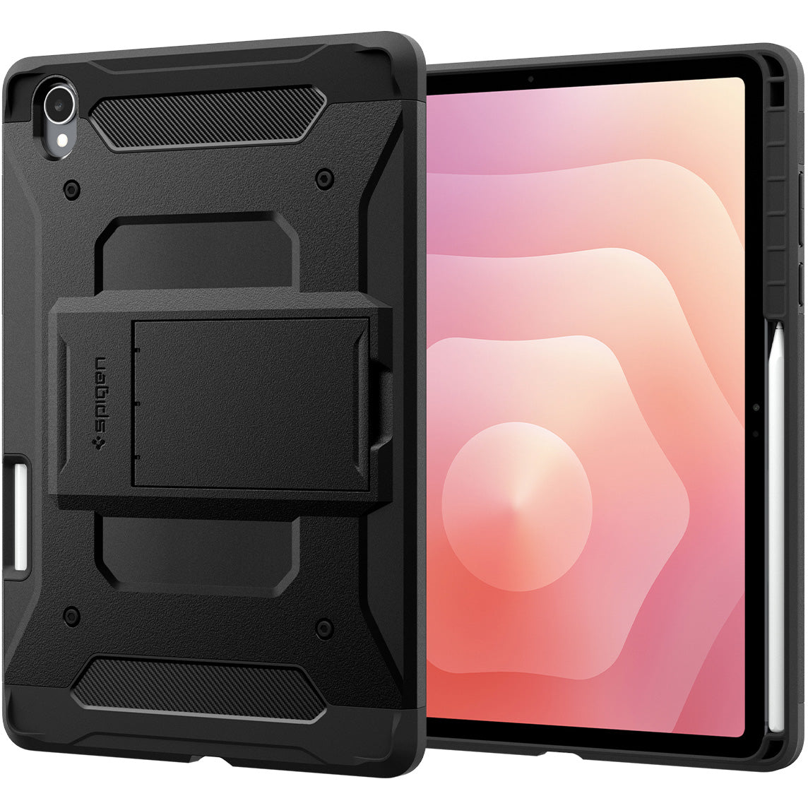 Schutzhülle für Galaxy Tab S11, Spigen Tough Armor Pro, Schwarz