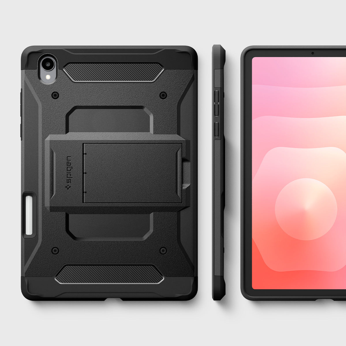Schutzhülle für Galaxy Tab S11, Spigen Tough Armor Pro, Schwarz