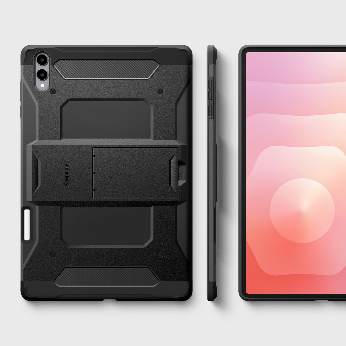 Schutzhülle für Galaxy Tab S11 Ultra, Spigen Tough Armor Pro, Schwarz