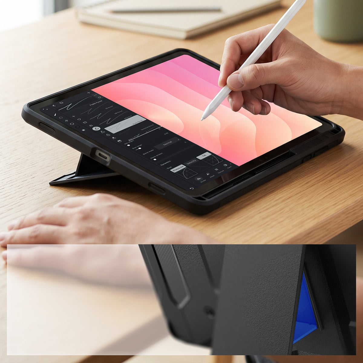 Schutzhülle für Galaxy Tab S12 Plus, Spigen Tough Armor Pro, Schwarz (4/16)