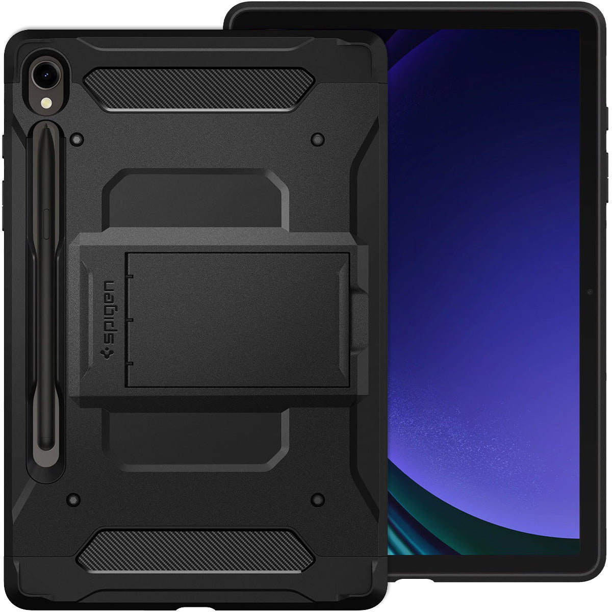 Schutzhülle Spigen Tough Armor Pro für Galaxy Tab S9, Schwarz