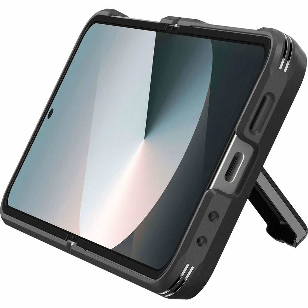 Handyhülle für Galaxy Z Flip7 FE / 6, Spigen Tough Armor Pro Mag mit MagSafe, Schwarz