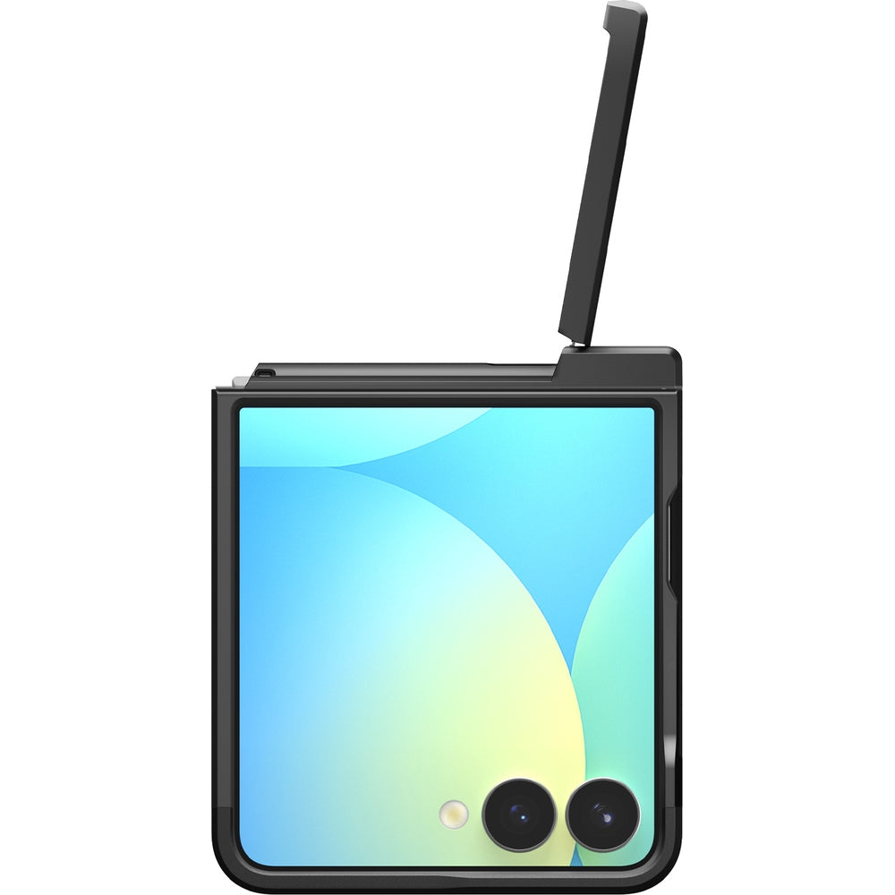 Handyhülle für Galaxy Z Flip7, Spigen Tough Armor Pro Mag mit MagSafe, Schwarz