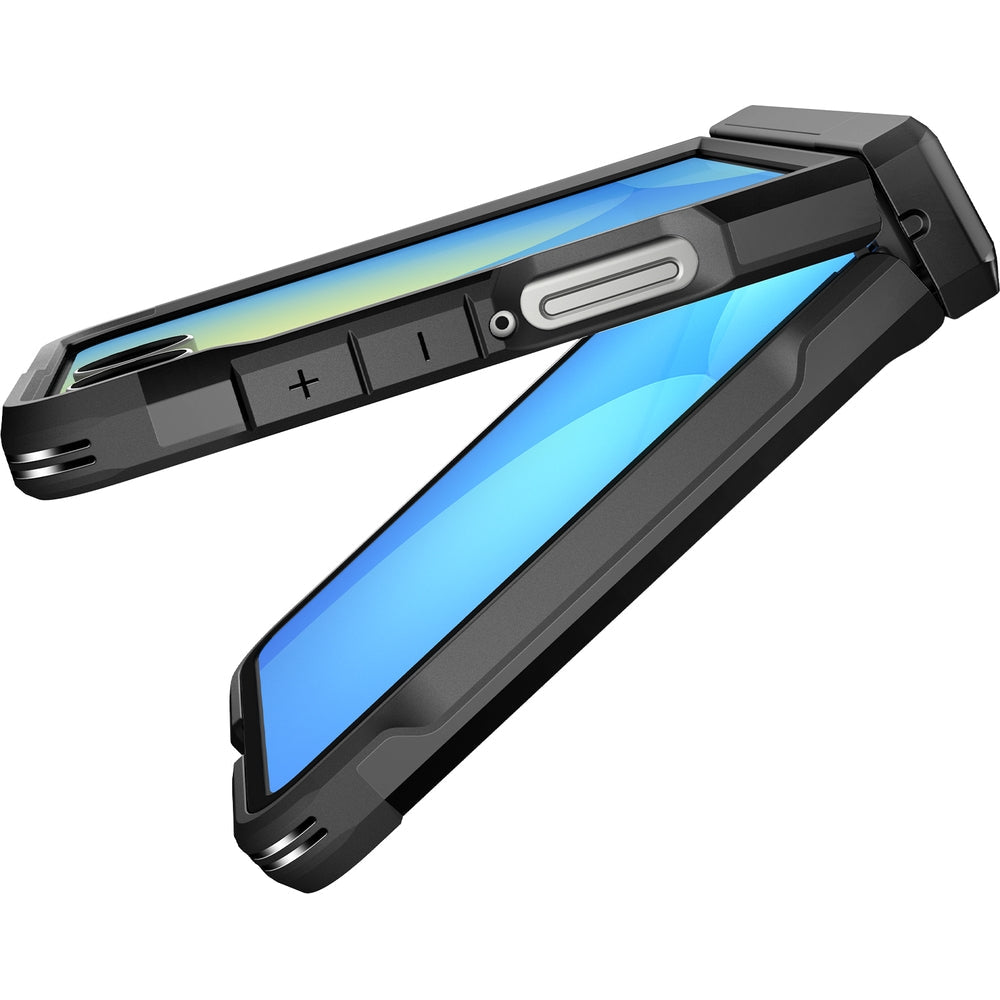 Handyhülle für Galaxy Z Flip7, Spigen Tough Armor Pro Mag mit MagSafe, Schwarz