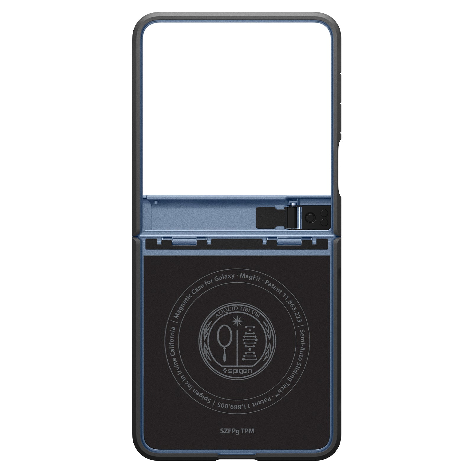 Handyhülle für Galaxy Z Flip7, Spigen Tough Armor Pro Mag mit MagSafe, Blau