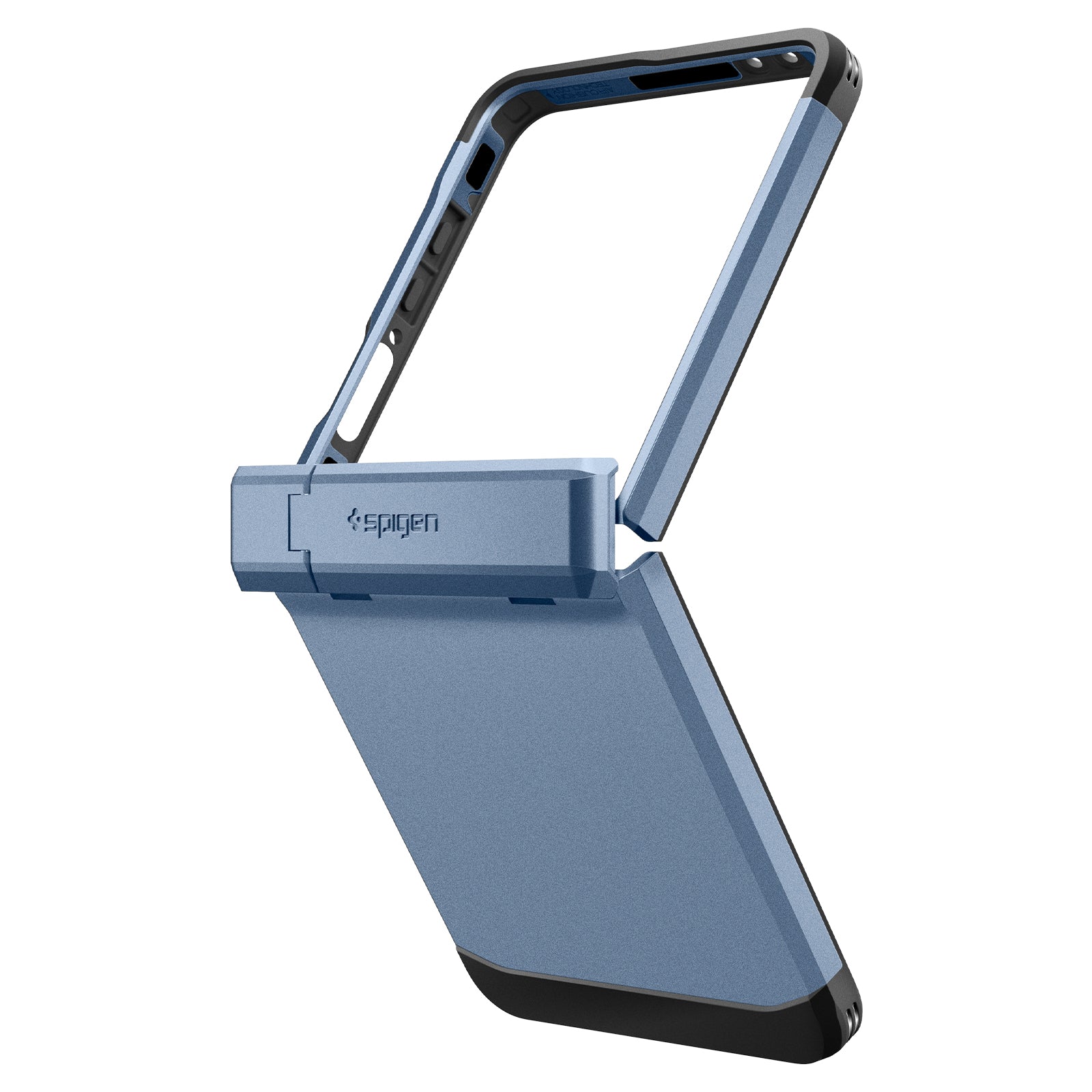 Handyhülle für Galaxy Z Flip7, Spigen Tough Armor Pro Mag mit MagSafe, Blau