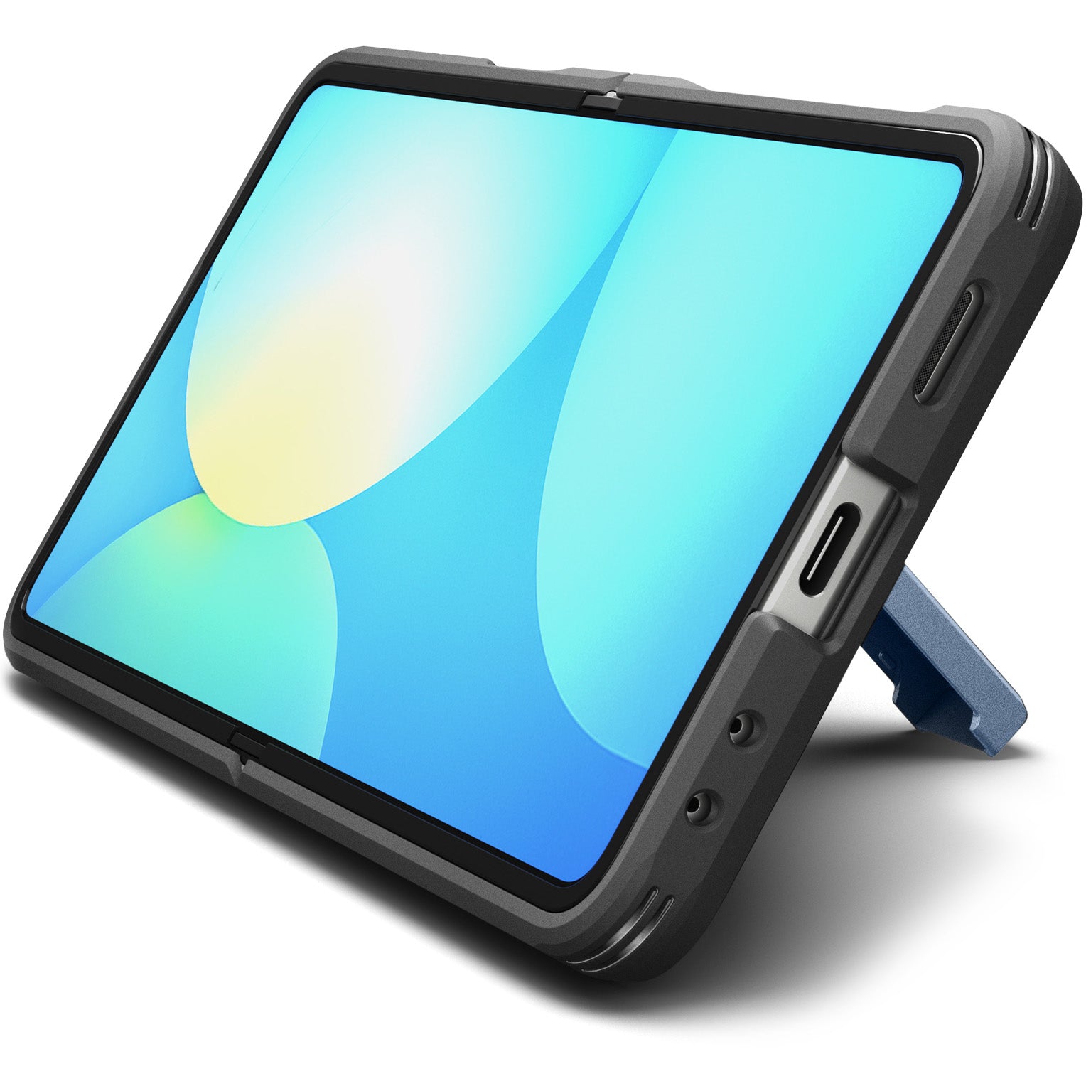 Handyhülle für Galaxy Z Flip7, Spigen Tough Armor Pro Mag mit MagSafe, Blau