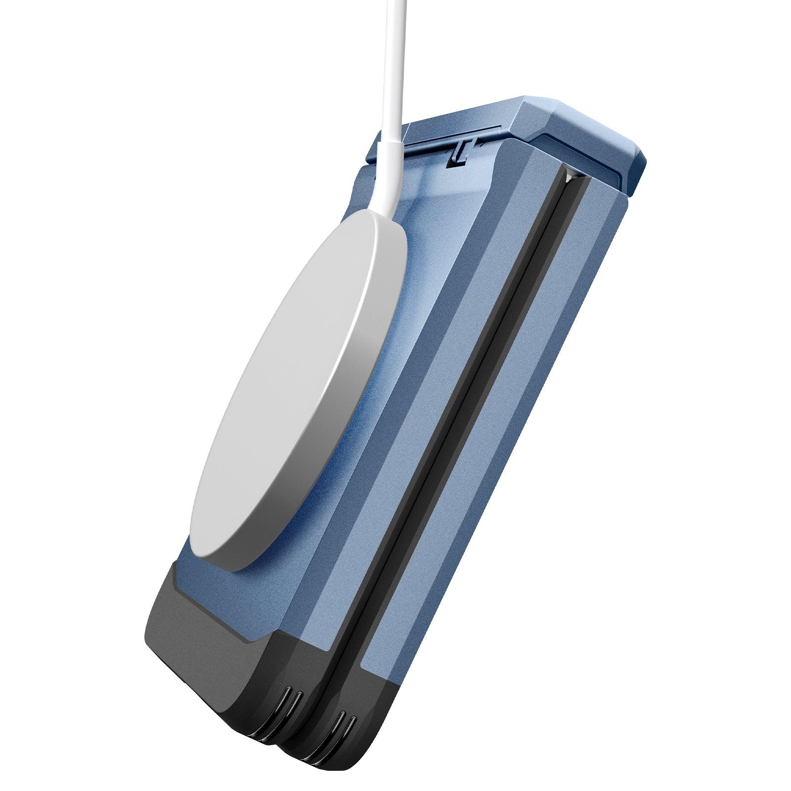 Handyhülle für Galaxy Z Flip7, Spigen Tough Armor Pro Mag mit MagSafe, Blau