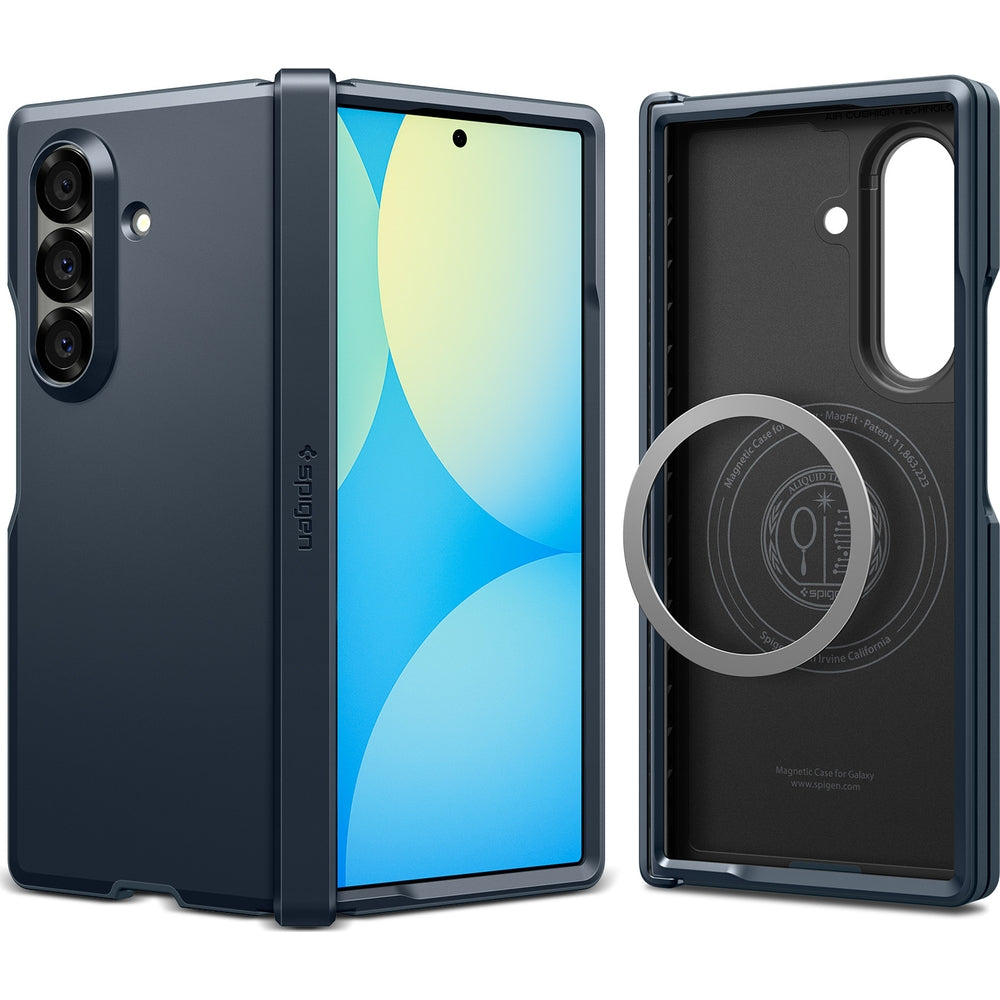 Handyhülle für Galaxy Z Fold7, Spigen Tough Armor Pro Mag mit MagSafe, Graphitgrau