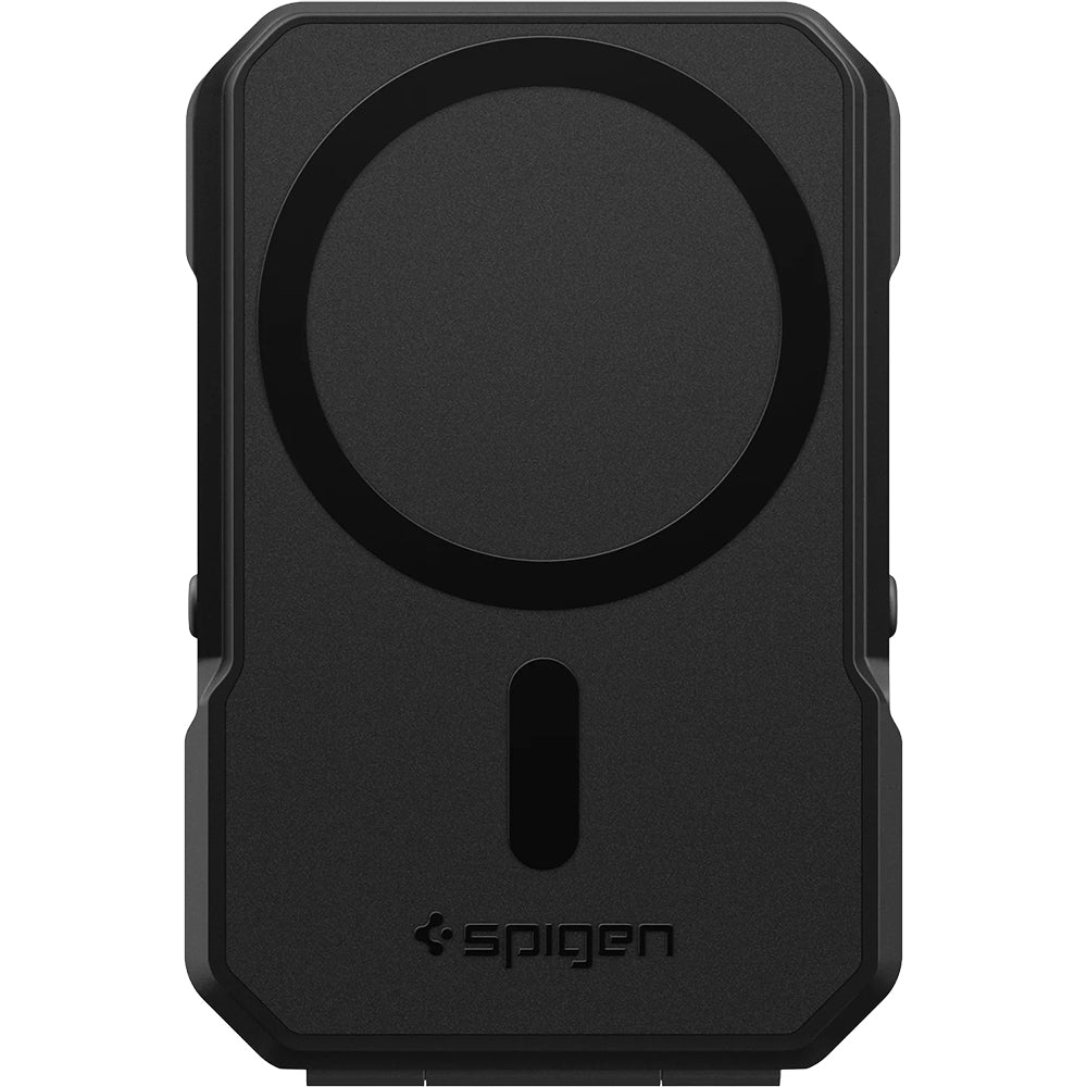 MagSafe Kartenetui mit Standfunktion und RFID-Schutz, Spigen Tough Armor Pro, Schwarz