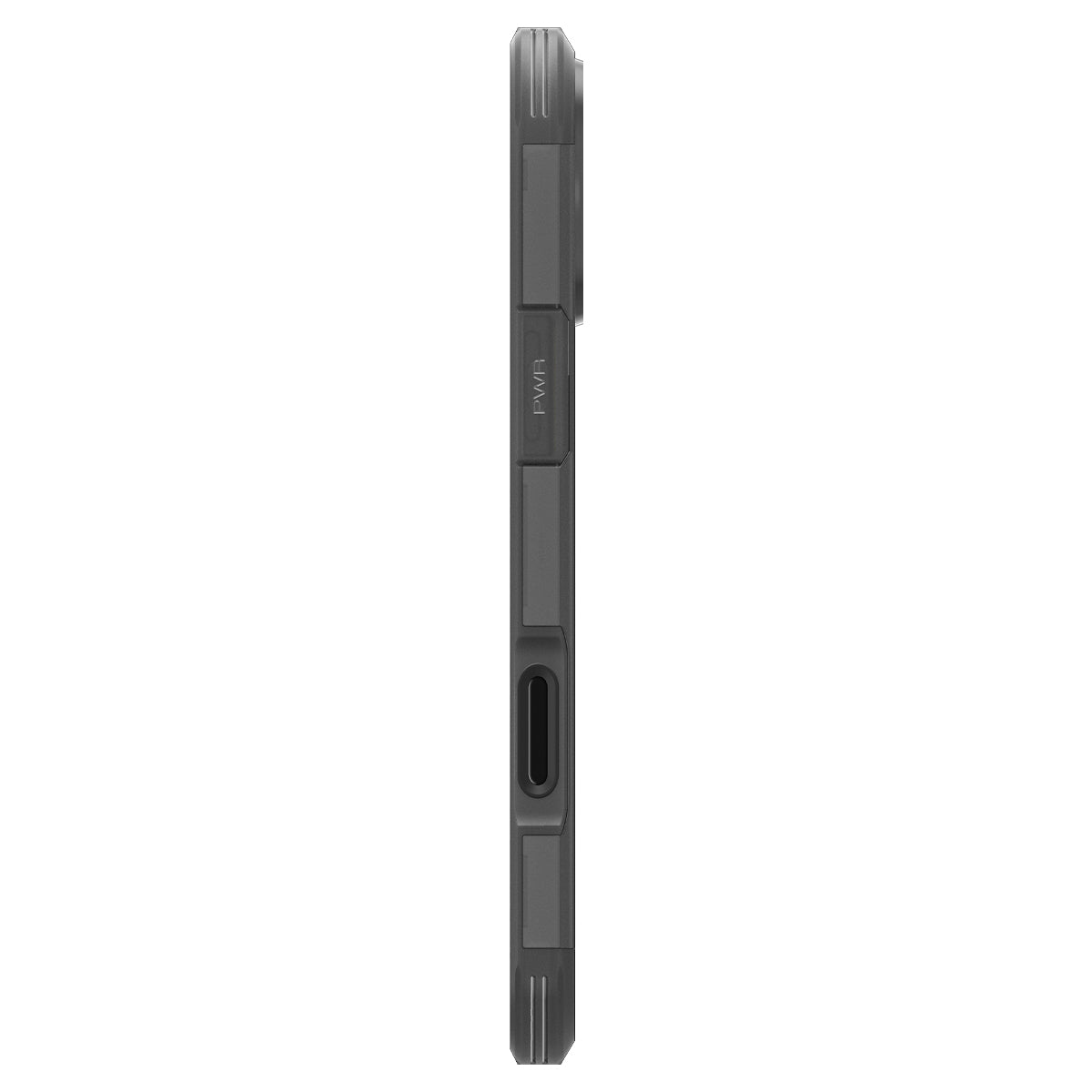 Handyhülle für iPhone 16 Pro, Spigen Tough Armor T Mag (CC) mit MagSafe, Rauchfarben