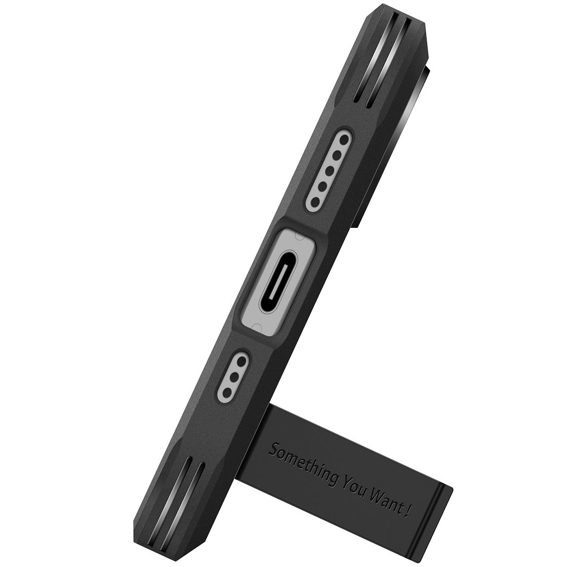 Handyhülle für iPhone 17, Spigen Tough Armor T Mag (CC) mit MagSafe, Schwarz