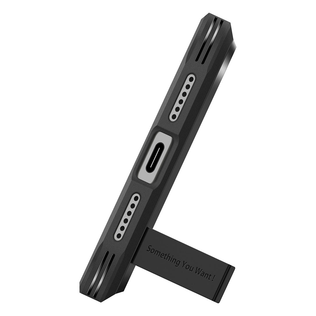 Handyhülle für iPhone 17 Pro Max, Spigen Tough Armor T Mag (CC) mit MagSafe, Schwarz