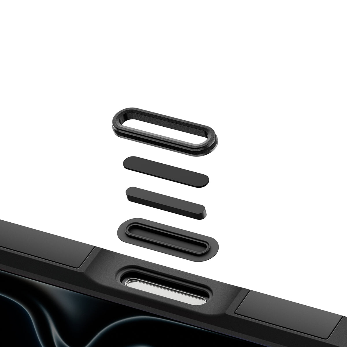 Handyhülle für iPhone 18 Pro, Spigen Tough Armor T Mag (CC) mit MagSafe, Schwarz (16/16)