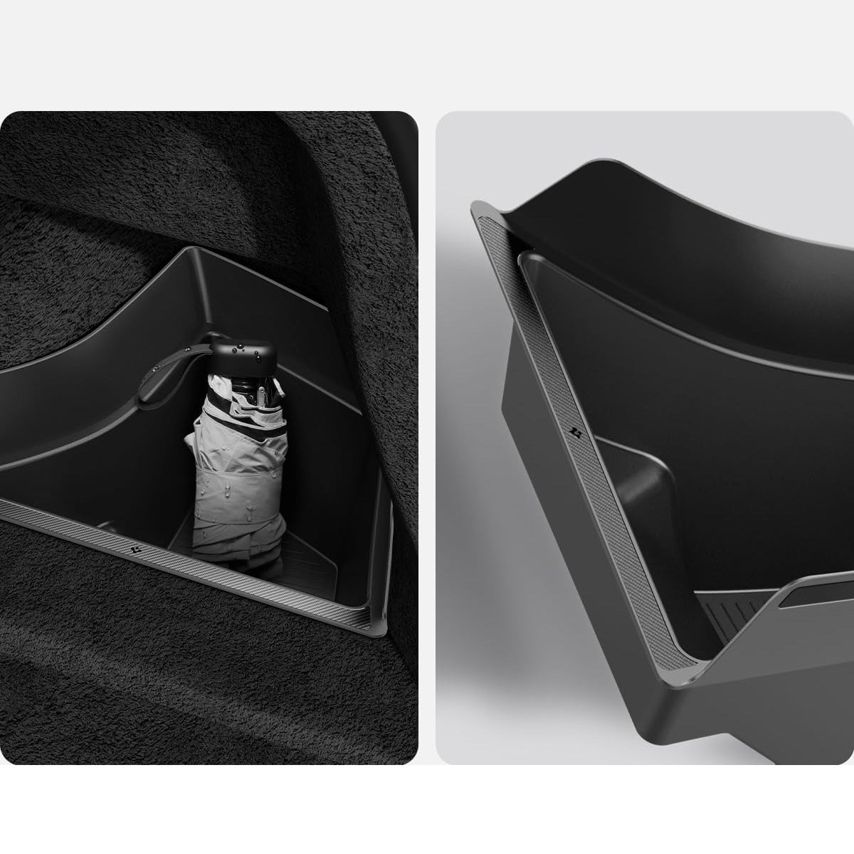 Kofferraum-Organisator für Tesla Model 3 Highland 2024, Spigen Trunk Organizer, Schwarz