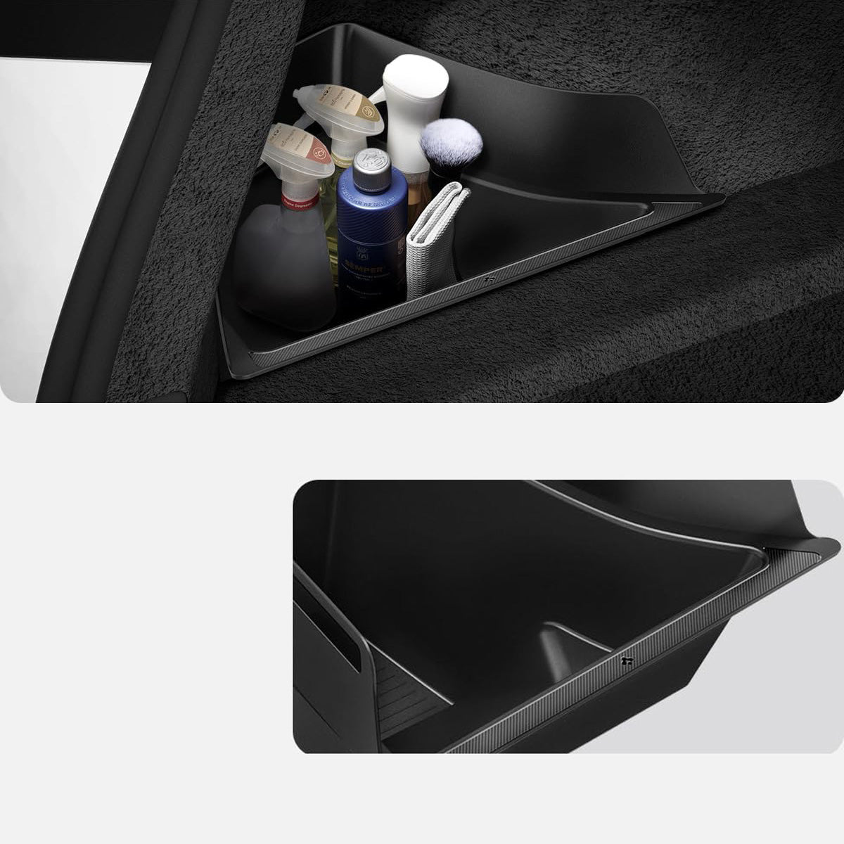 Kofferraum-Organisator für Tesla Model 3 Highland 2024, Spigen Trunk Organizer, Schwarz