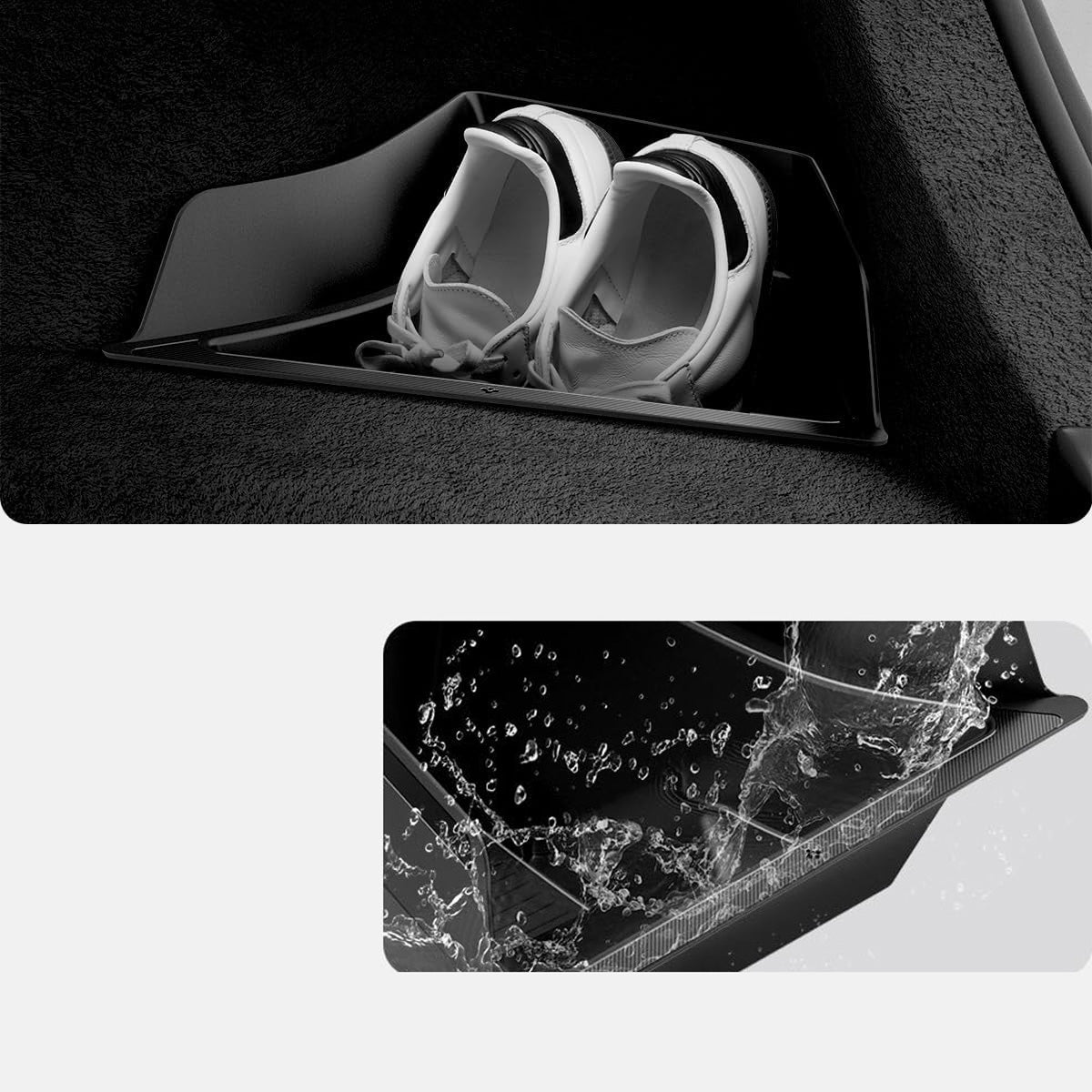 Kofferraum-Organisator für Tesla Model 3 Highland 2024, Spigen Trunk Organizer, Schwarz