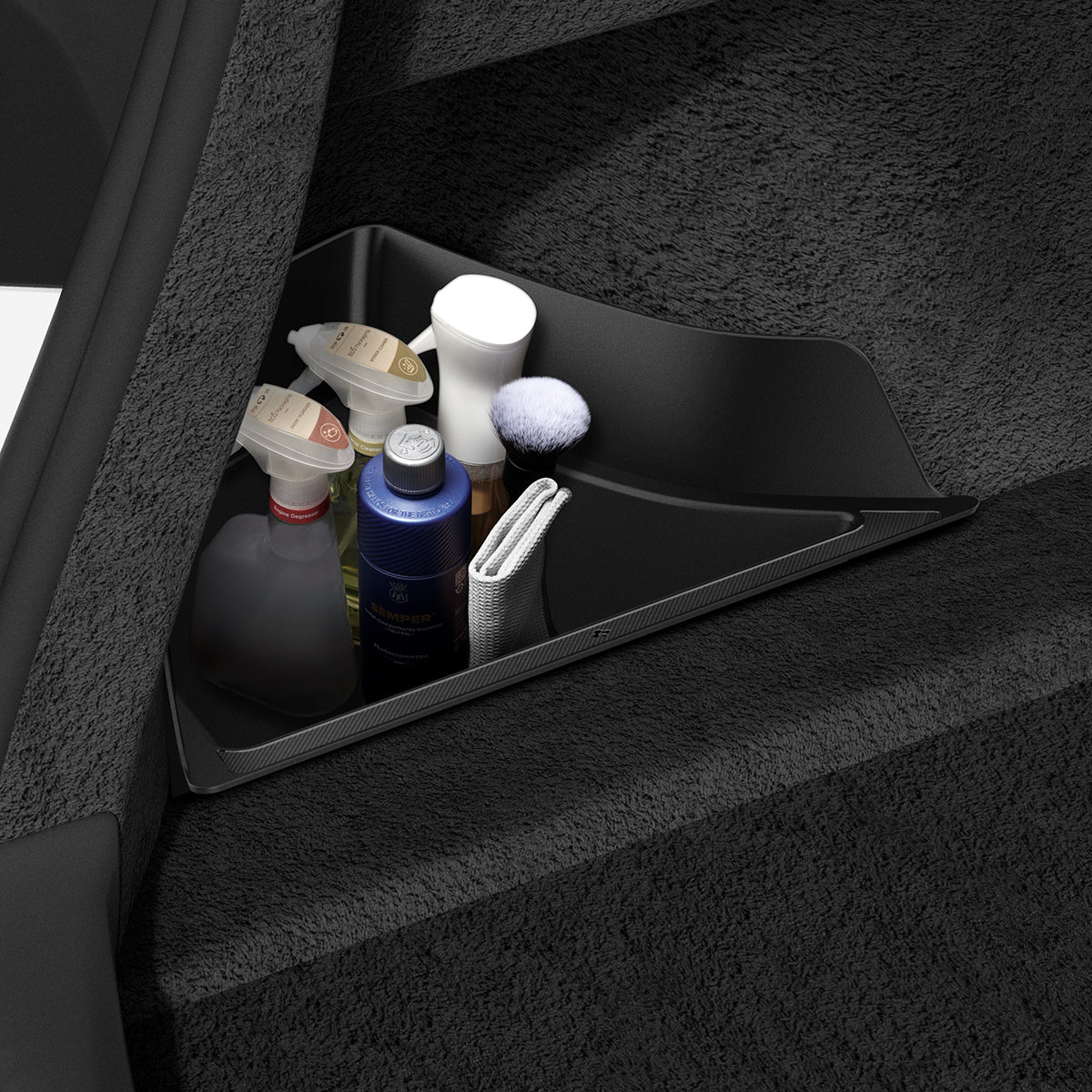 Kofferraum-Organisator für Tesla Model 3 Highland 2024, Spigen Trunk Organizer, Schwarz
