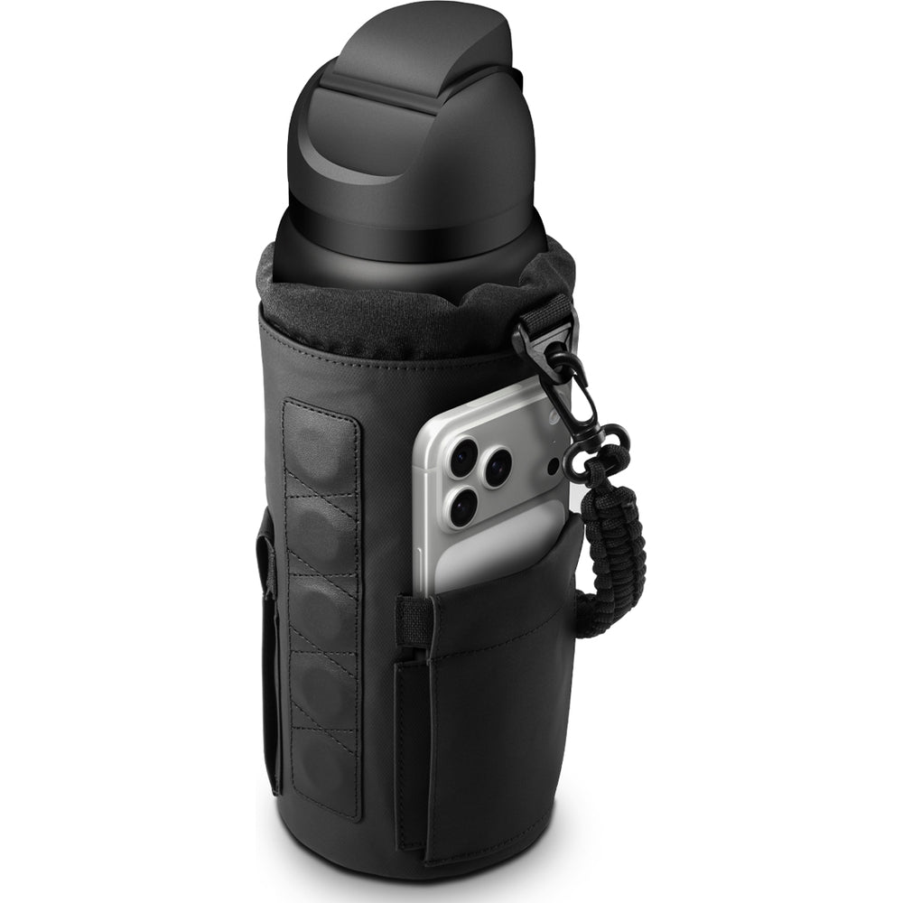 Magnetische Tasche für Flasche, Telefon, Schlüssel, Spigen Tumbler Holder Bag, Schwarz