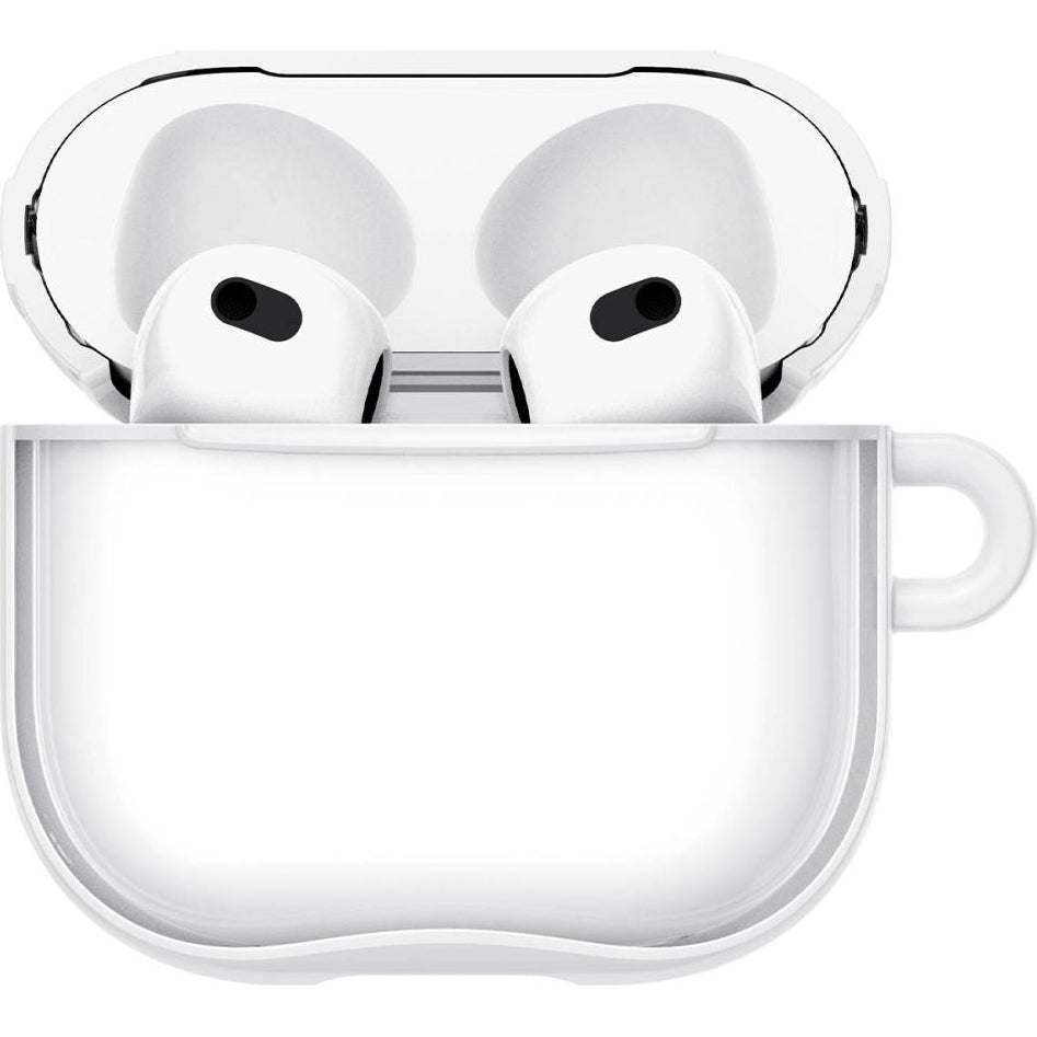 Schutzhülle für Apple AirPods 5 / 4, Spigen Ultra Hybrid, Transparent-Weiß
