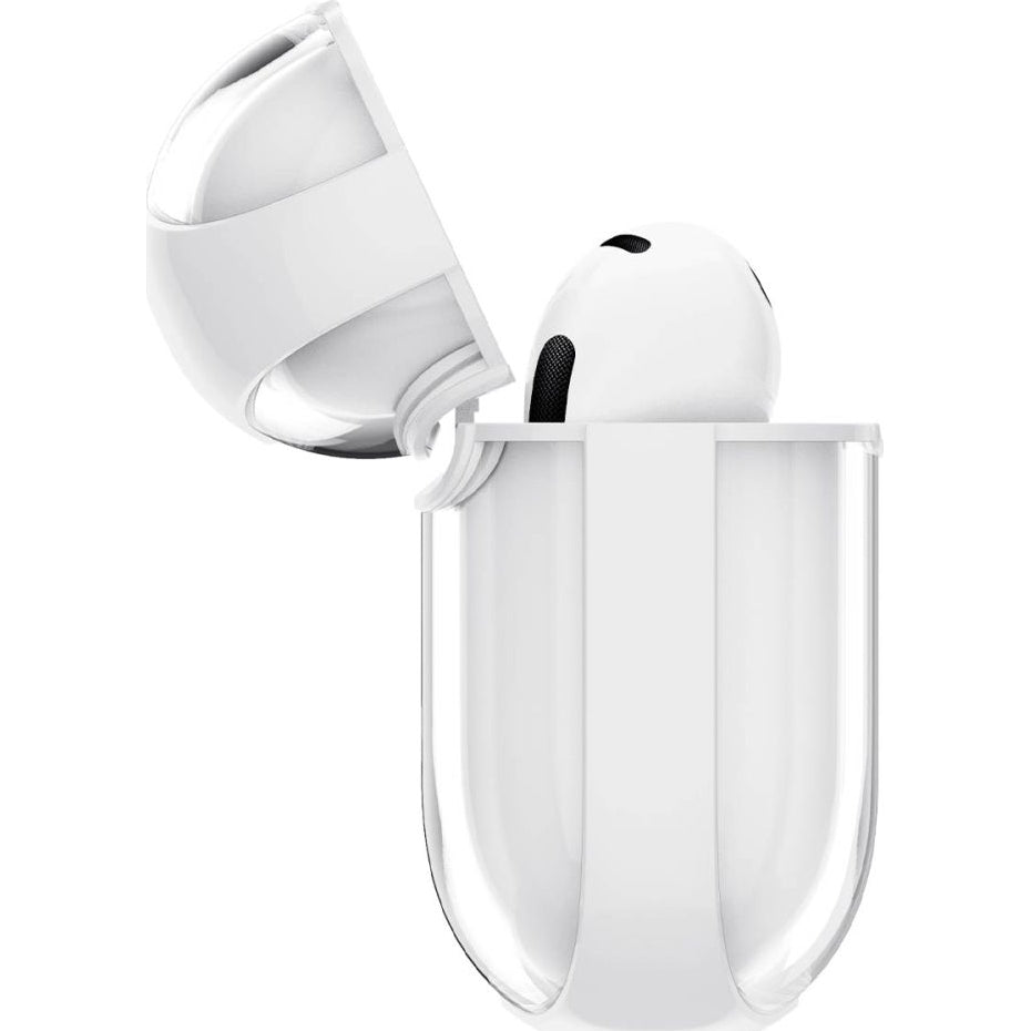 Schutzhülle für Apple AirPods 5 / 4, Spigen Ultra Hybrid, Transparent-Weiß