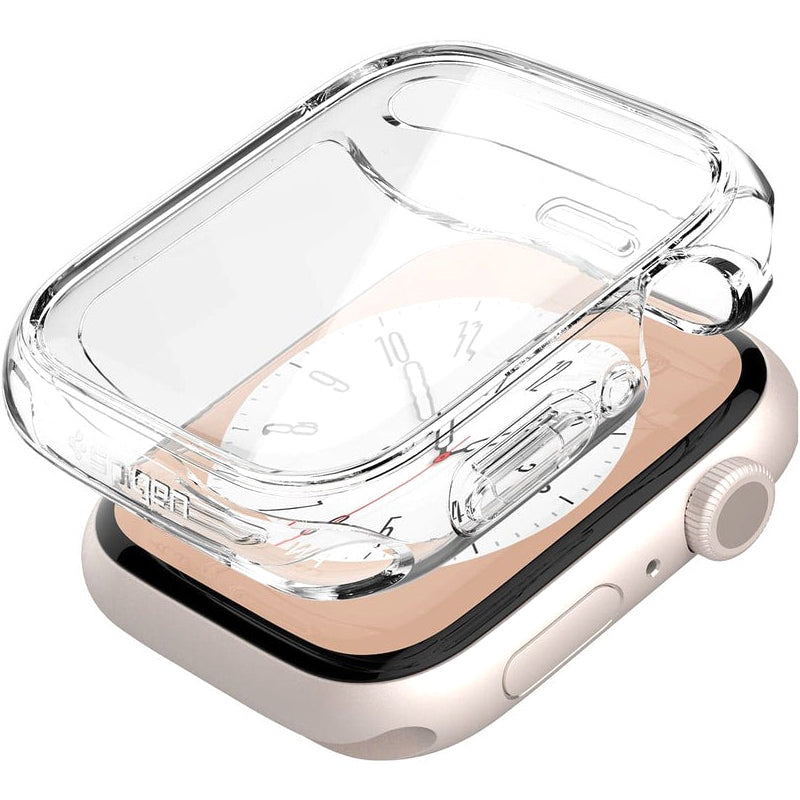 Schutzhülle Spigen Ultra Hybrid für Apple Watch 9 / 8 / 7 41 mm, Transparent