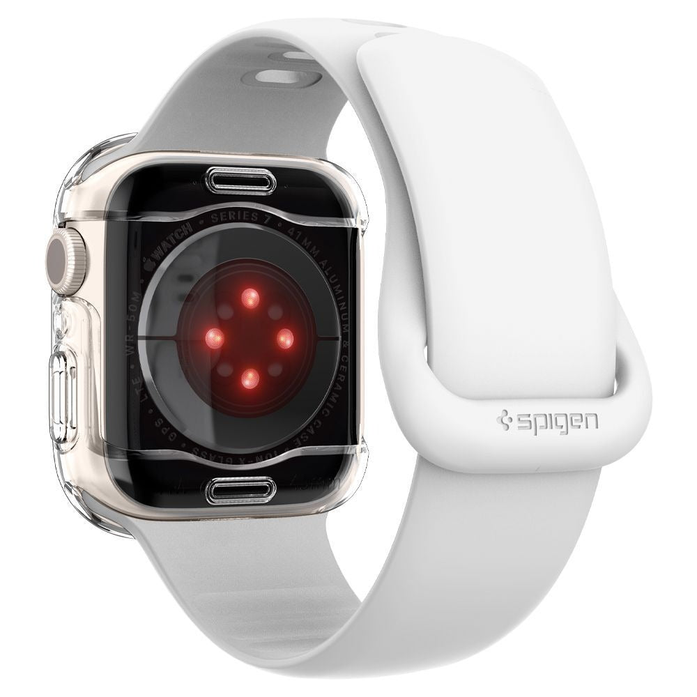 Schutzhülle Spigen Ultra Hybrid für Apple Watch 9 / 8 / 7 41 mm, Transparent