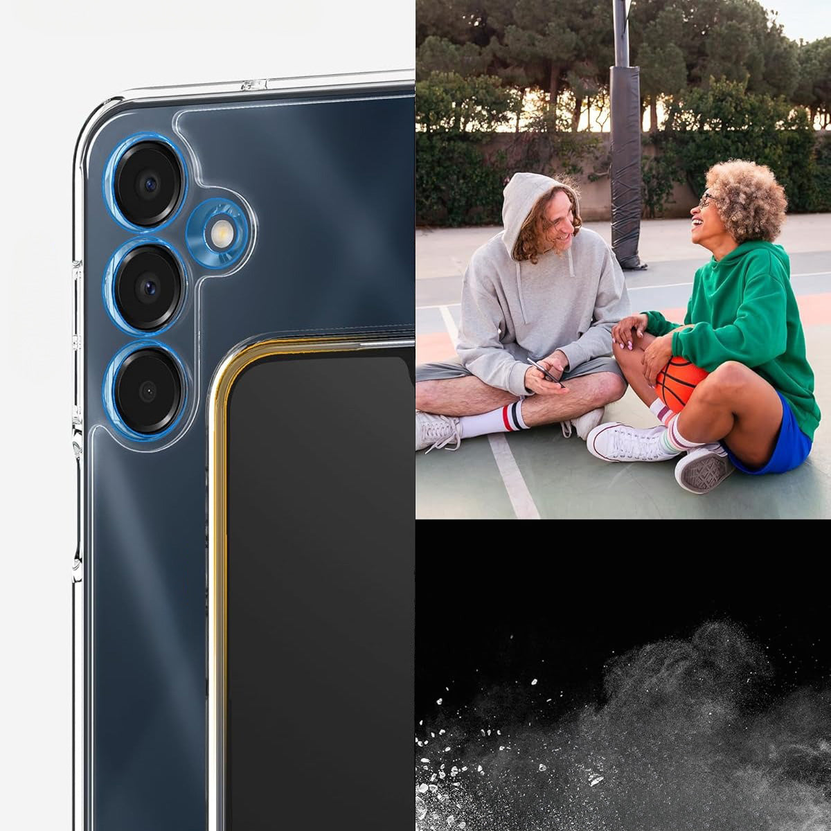 Handyhülle für Galaxy A16 4G / 5G, Spigen Ultra Hybrid, Transparent