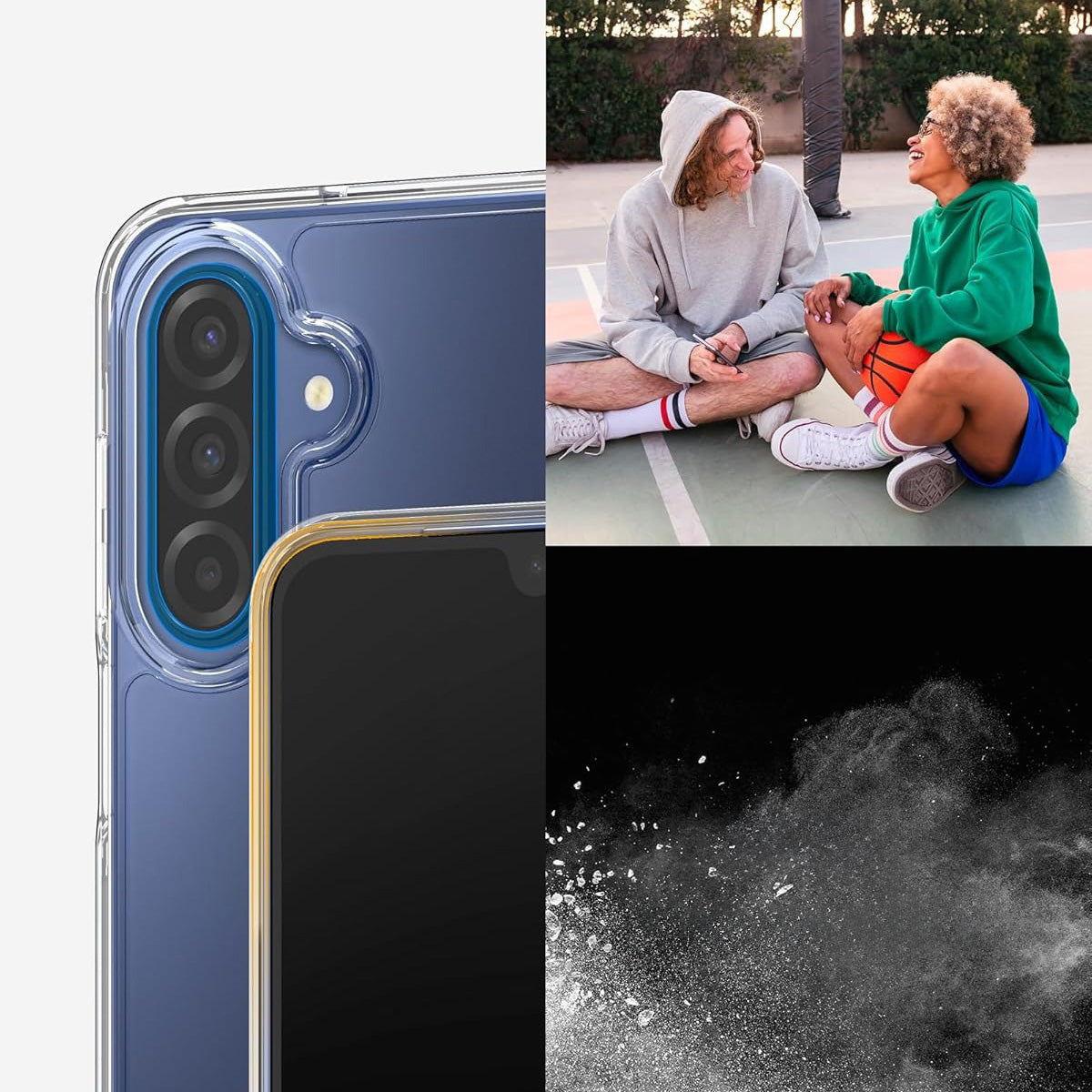Handyhülle für Galaxy A17 4G / 5G, Spigen Ultra Hybrid, Transparent