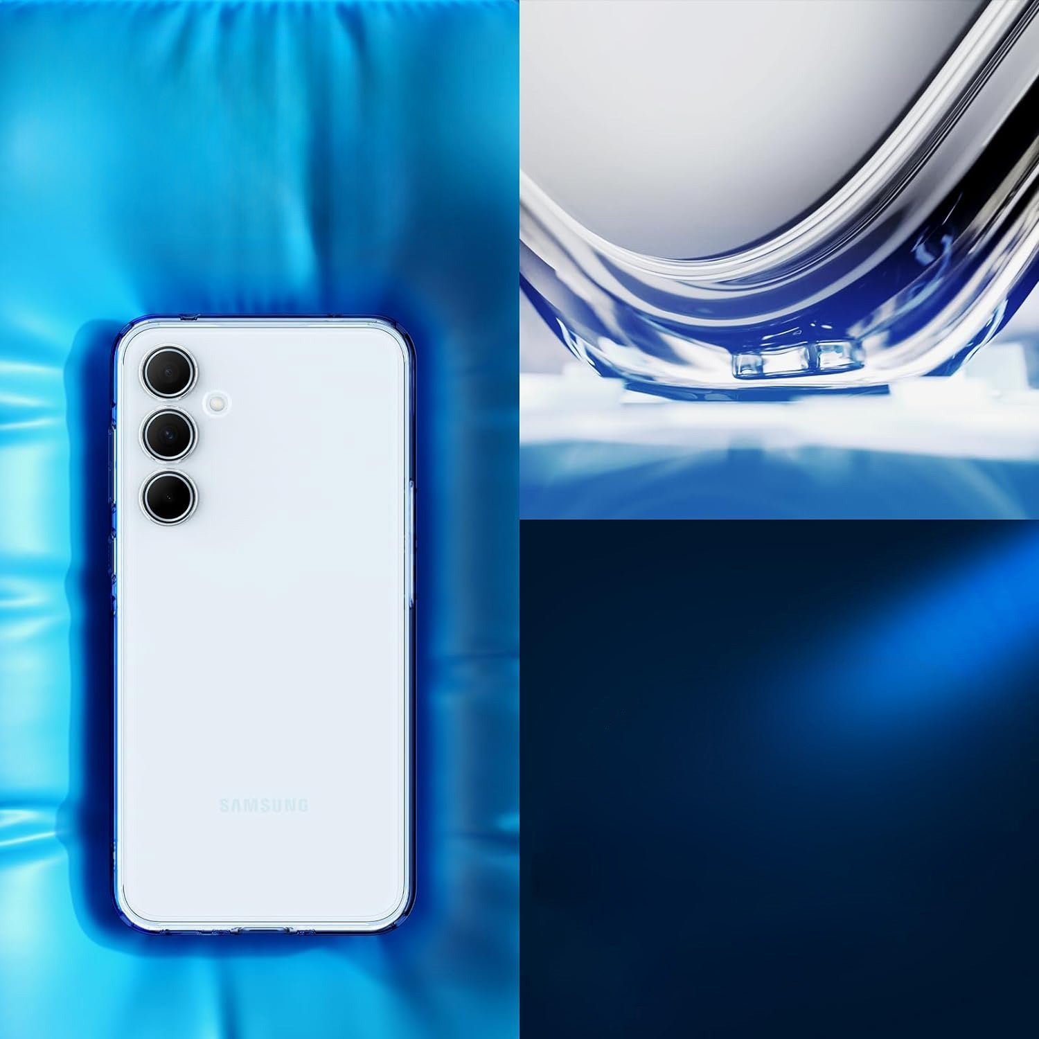 Schutzhülle für Galaxy A35 5G, Spigen Ultra Hybrid, Transparent