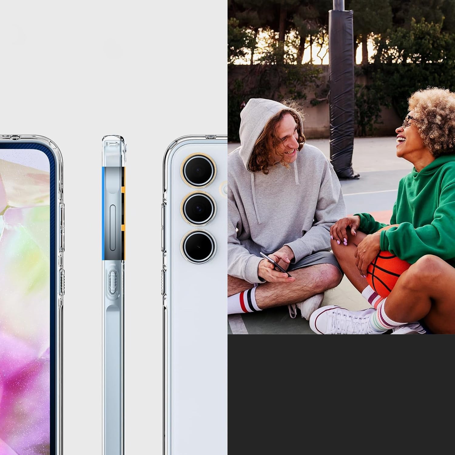 Schutzhülle für Galaxy A35 5G, Spigen Ultra Hybrid, Transparent
