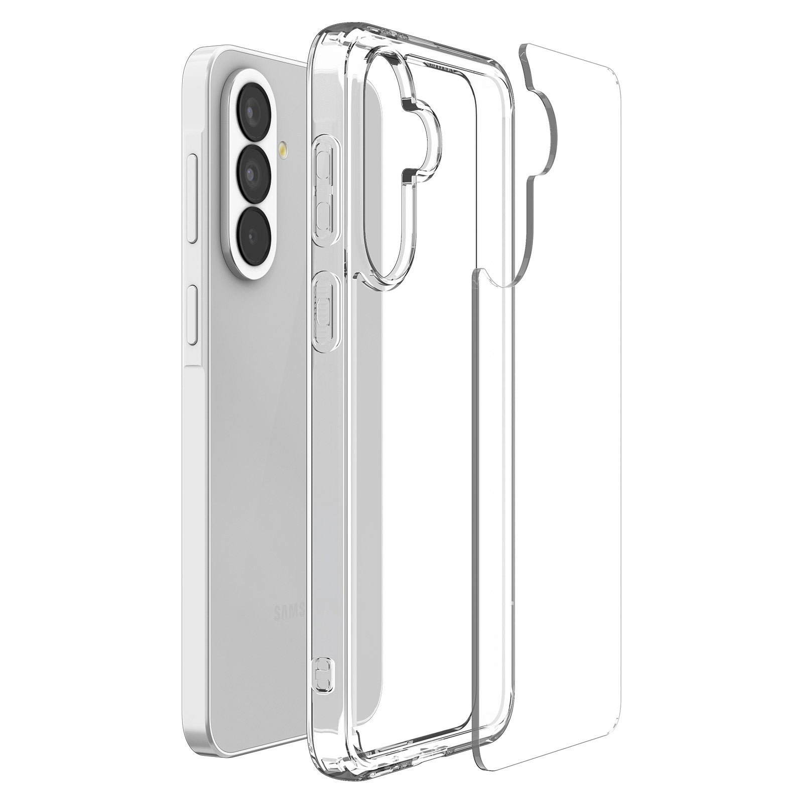 Handyhülle für Galaxy A37 5G, Spigen Ultra Hybrid, Transparent