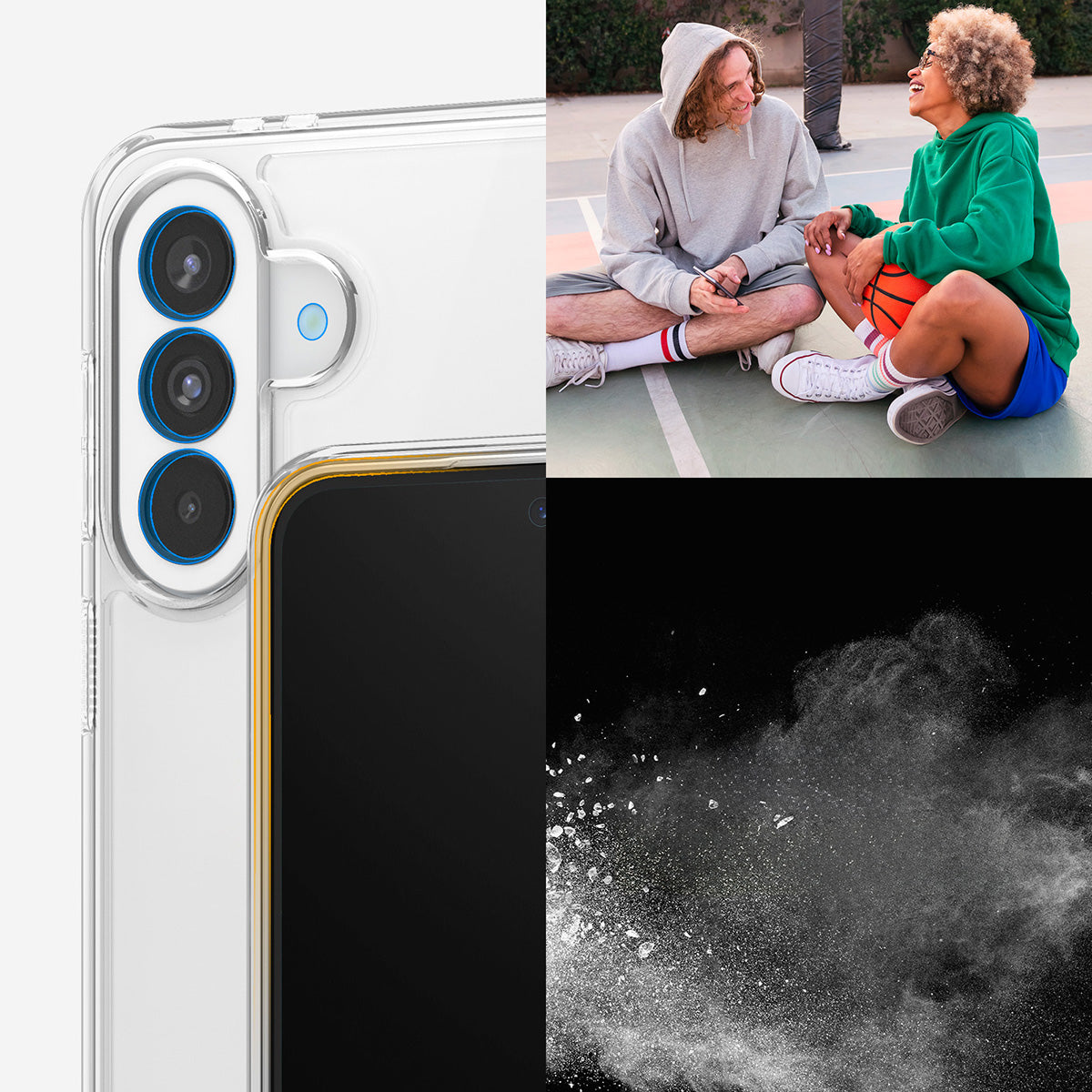 Handyhülle für Galaxy A37 5G, Spigen Ultra Hybrid, Transparent