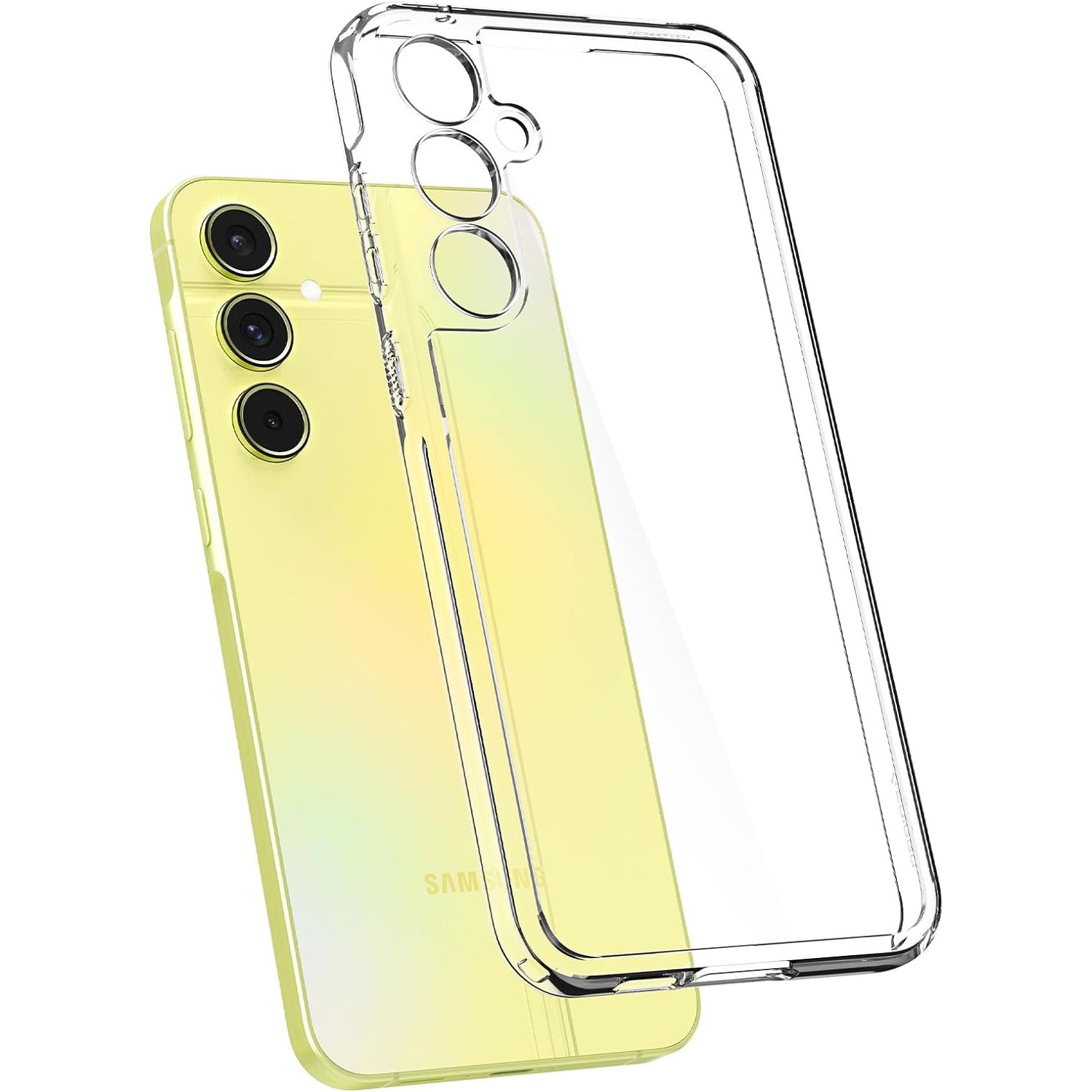 Schutzhülle für Galaxy A55 5G, Spigen Ultra Hybrid, Transparent