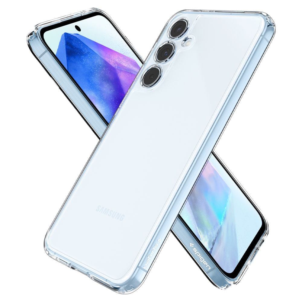 Schutzhülle für Galaxy A55 5G, Spigen Ultra Hybrid, Transparent