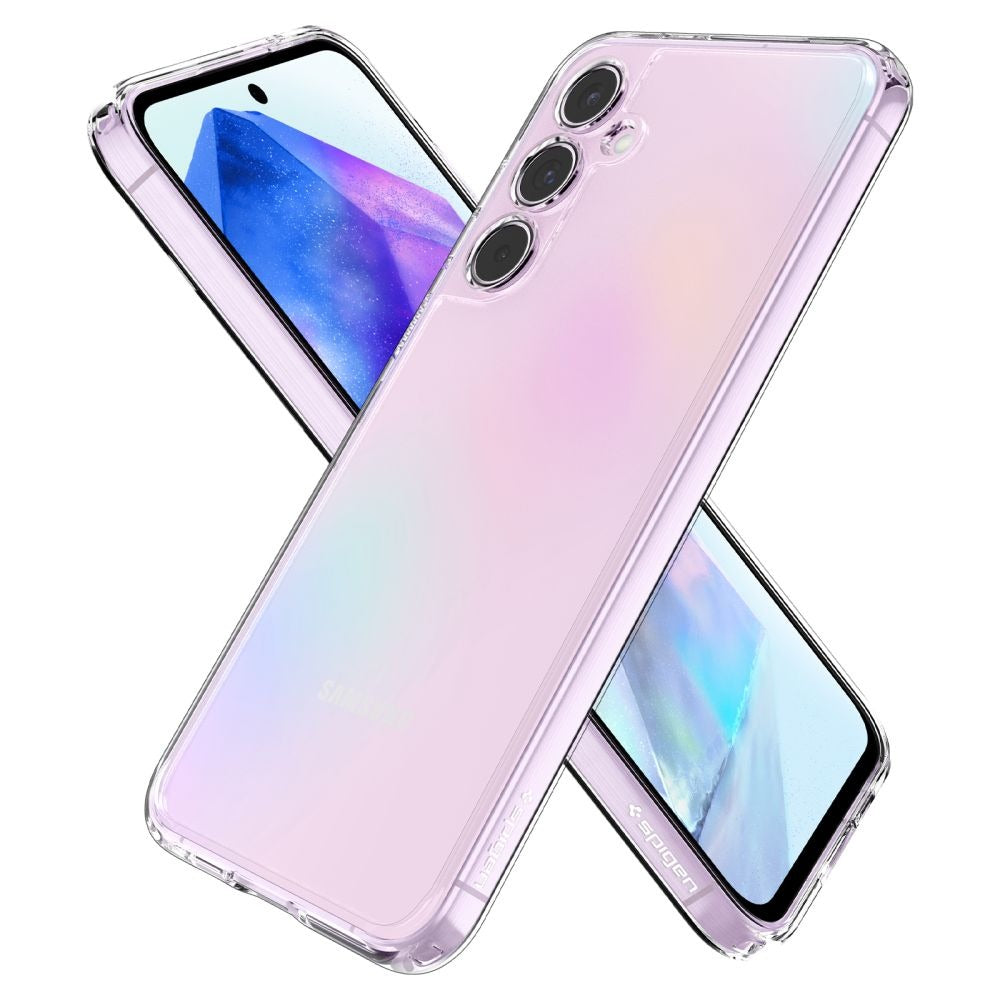 Schutzhülle für Galaxy A55 5G, Spigen Ultra Hybrid, Transparent