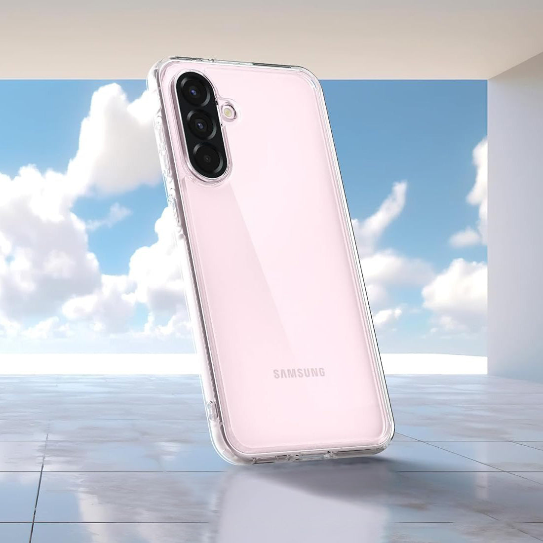 Handyhülle für Galaxy A56 5G, Spigen Ultra Hybrid, Transparent