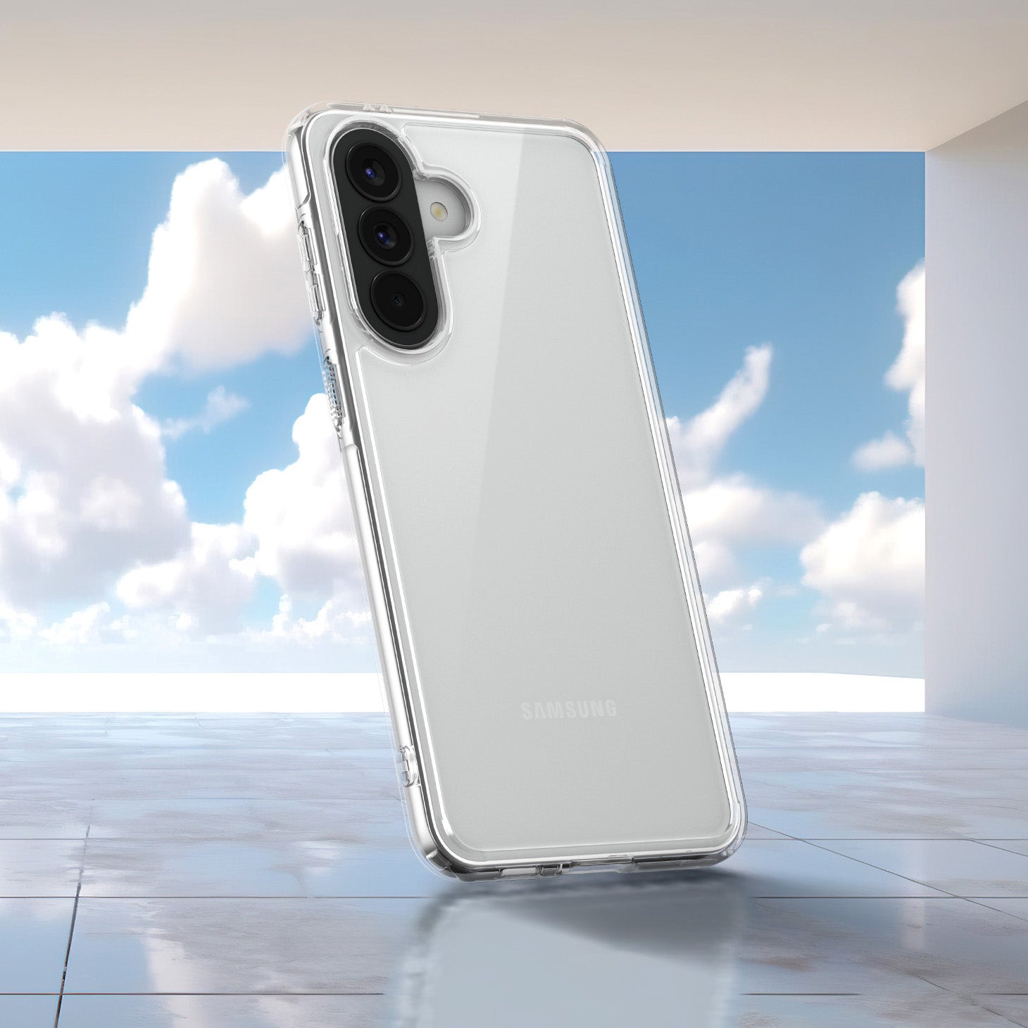 Handyhülle für Galaxy A57 5G, Spigen Ultra Hybrid, Transparent