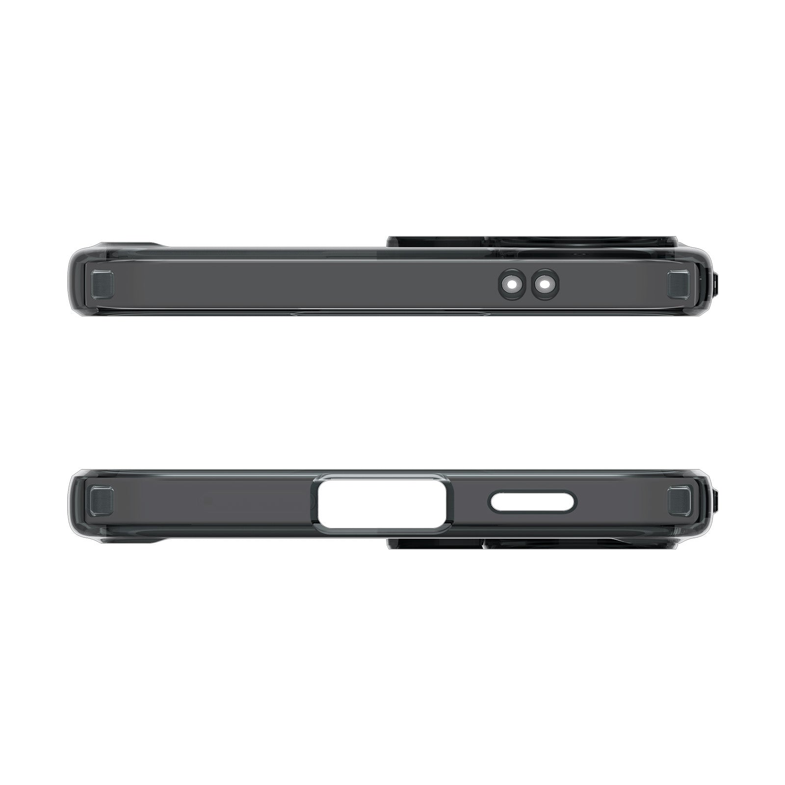 Handyhülle für Galaxy A57 5G, Spigen Ultra Hybrid, Transparent-Rauchfarben