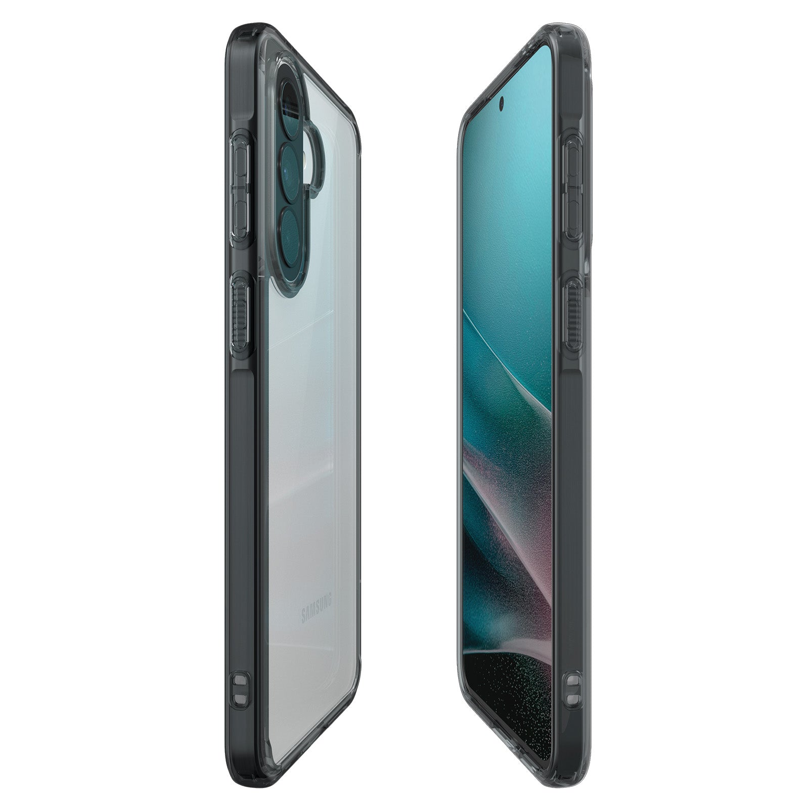 Handyhülle für Galaxy A57 5G, Spigen Ultra Hybrid, Transparent-Rauchfarben