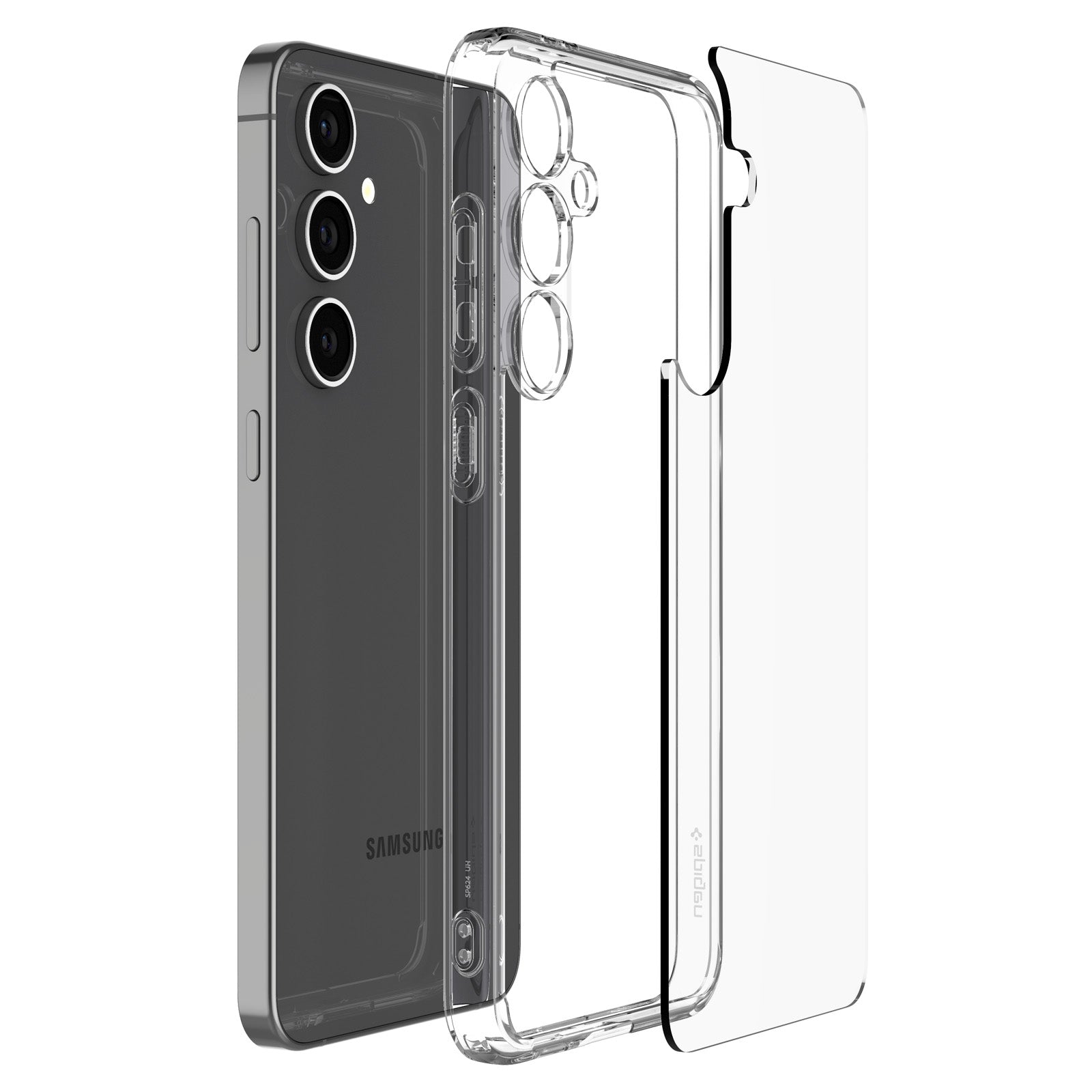Handyhülle für Galaxy S24 FE, Spigen Ultra Hybrid, Transparent