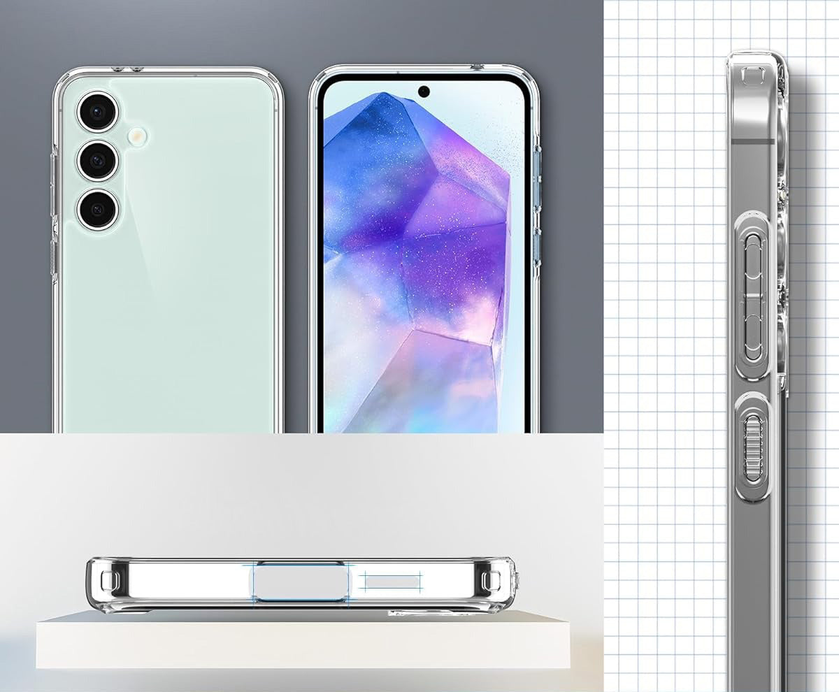 Handyhülle für Galaxy S24 FE, Spigen Ultra Hybrid, Transparent