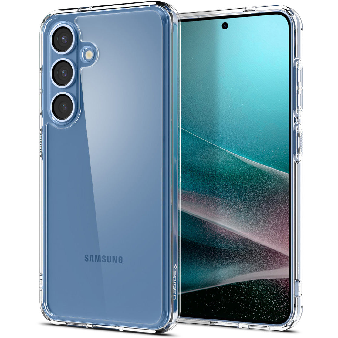 Handyhülle für Galaxy S25, Spigen Ultra Hybrid, Transparent