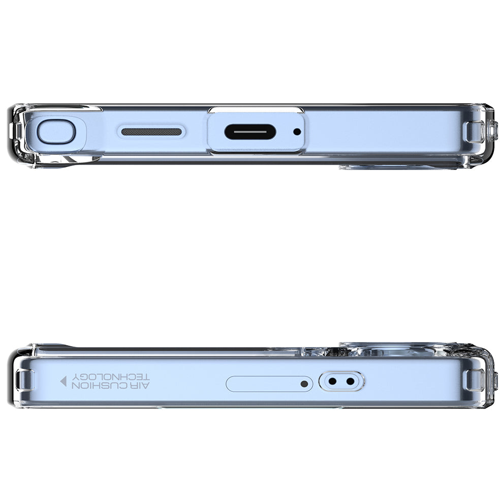 Handyhülle für Galaxy S25 Ultra, Spigen Ultra Hybrid, Transparent