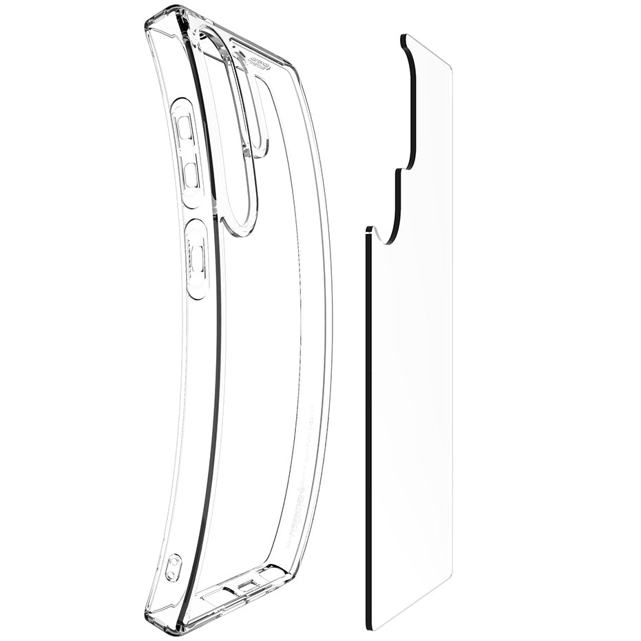 Handyhülle für Galaxy S25 Ultra, Spigen Ultra Hybrid, Transparent