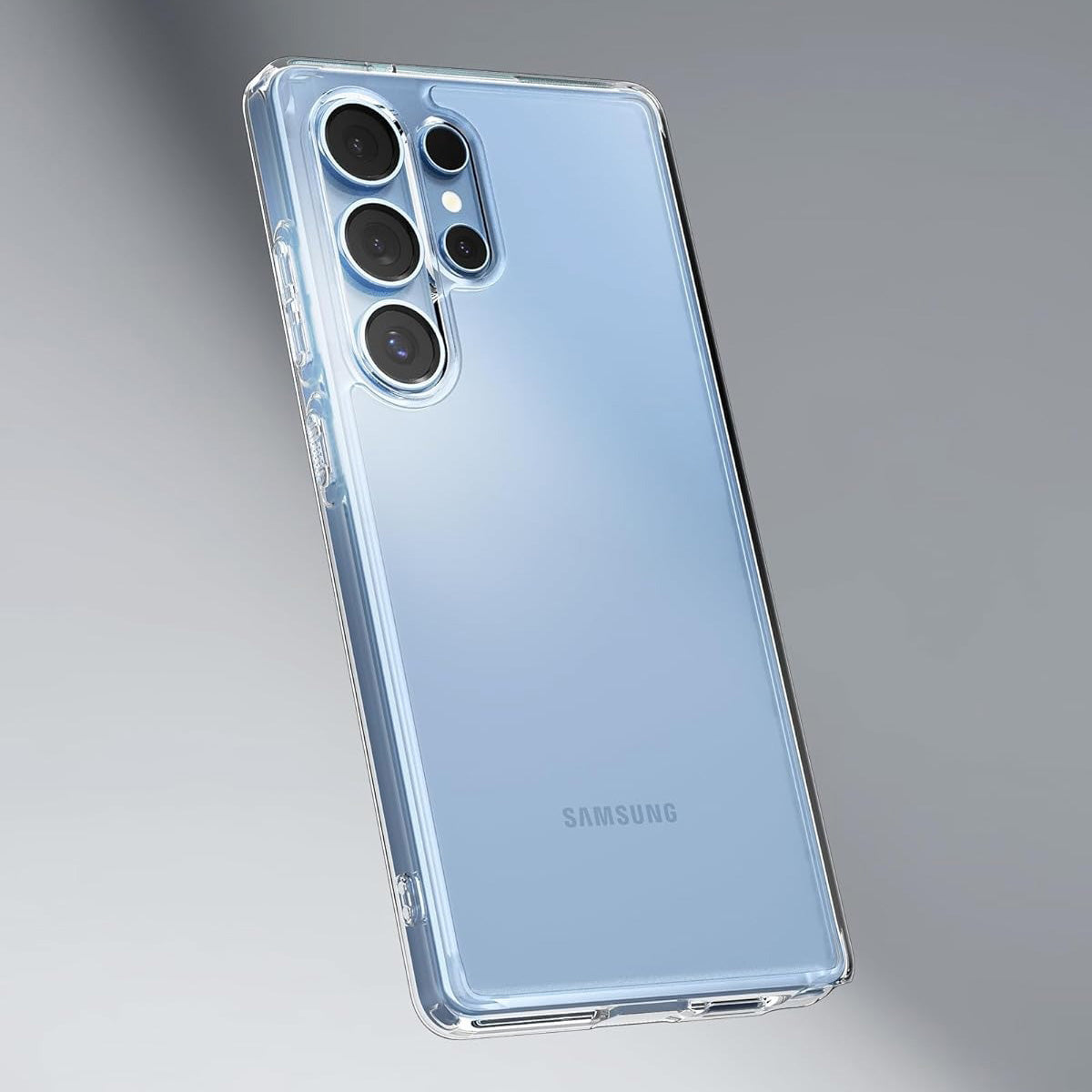 Handyhülle für Galaxy S25 Ultra, Spigen Ultra Hybrid, Transparent