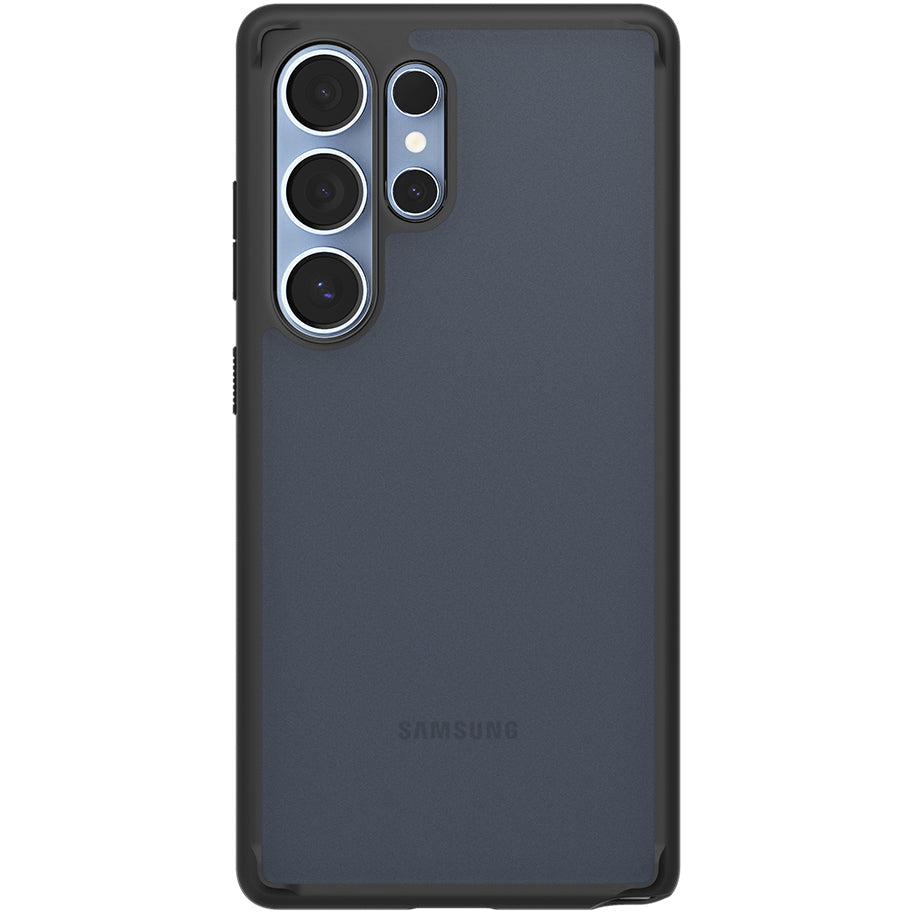 Handyhülle für Galaxy S25 Ultra, Spigen Ultra Hybrid, Durchscheinend-Schwarz