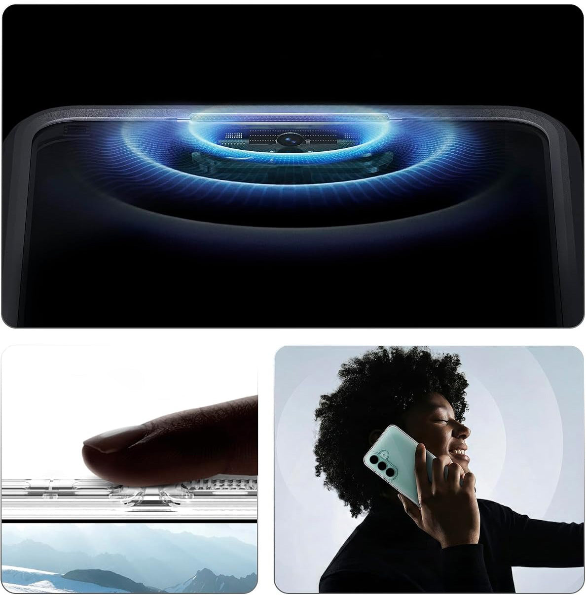 Handyhülle für Galaxy S26 FE, Spigen Ultra Hybrid, Transparent